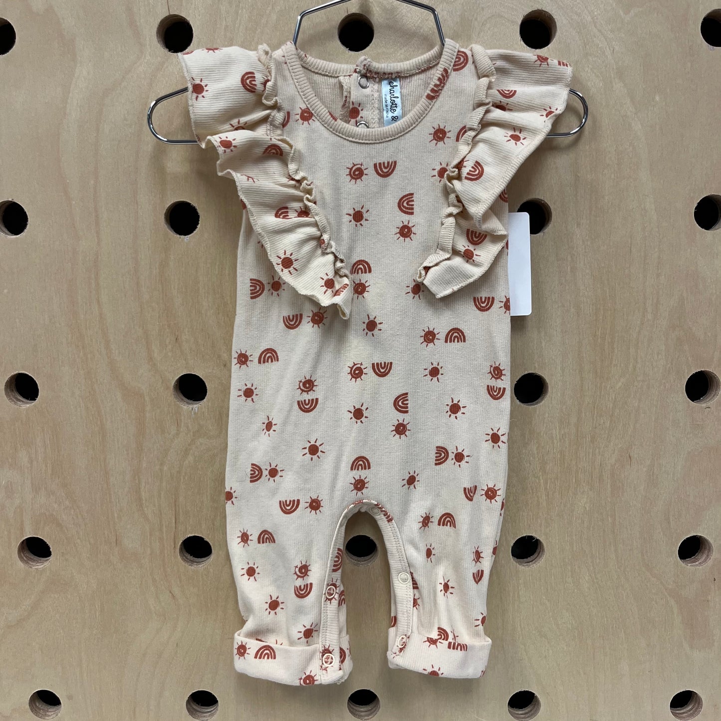 Cream Sunshine Romper