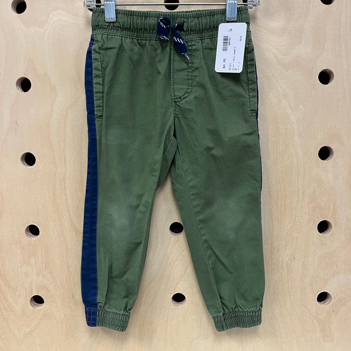 Olive + Navy Joggers