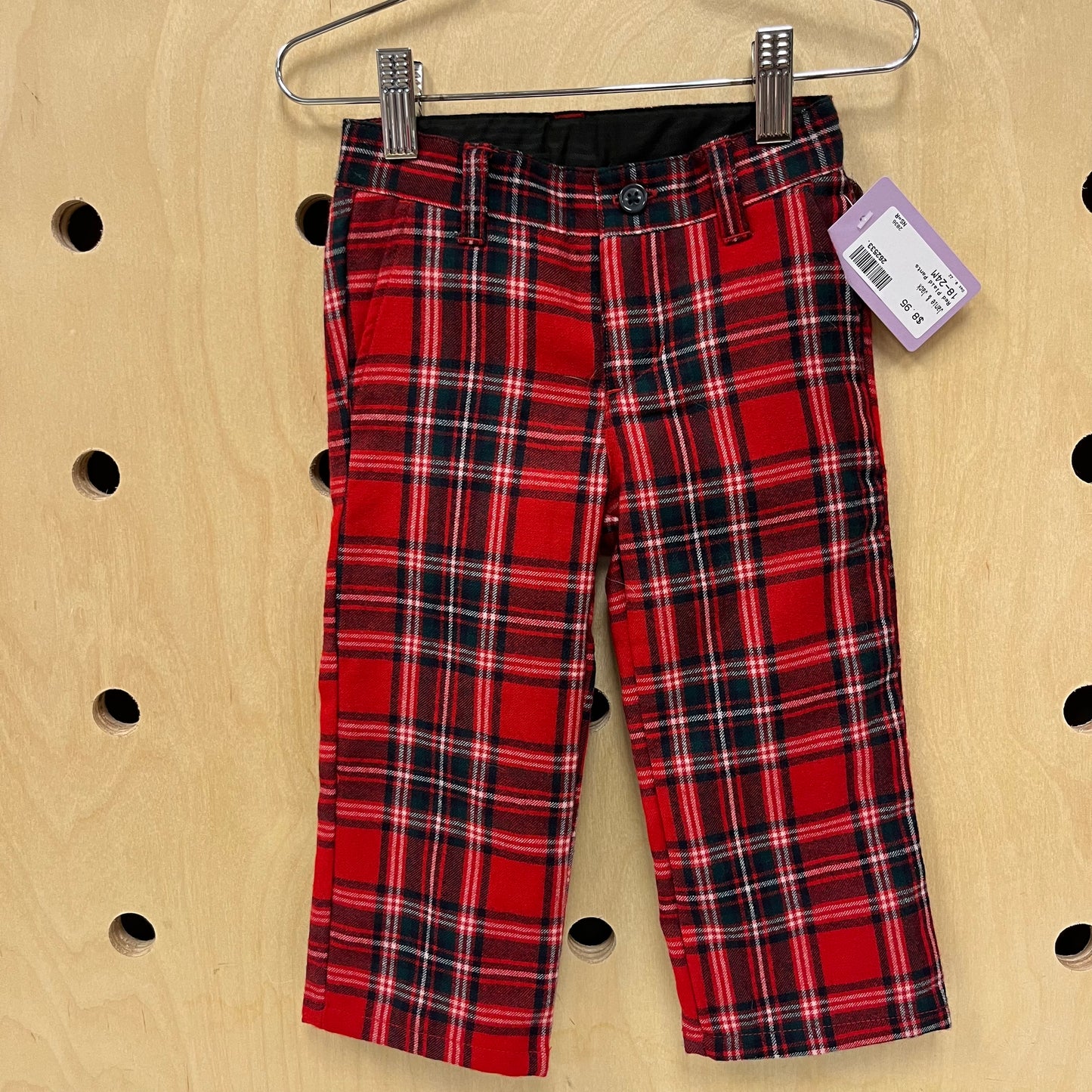 Red Plaid Pants