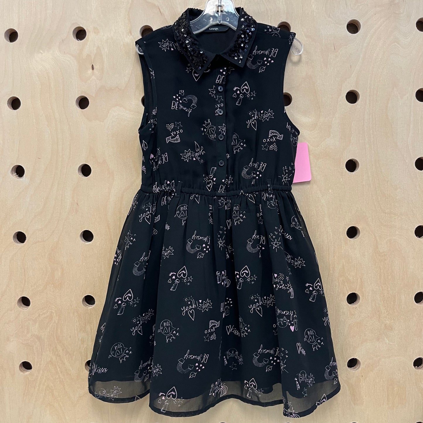 Black + Pink Be Yourself Dress
