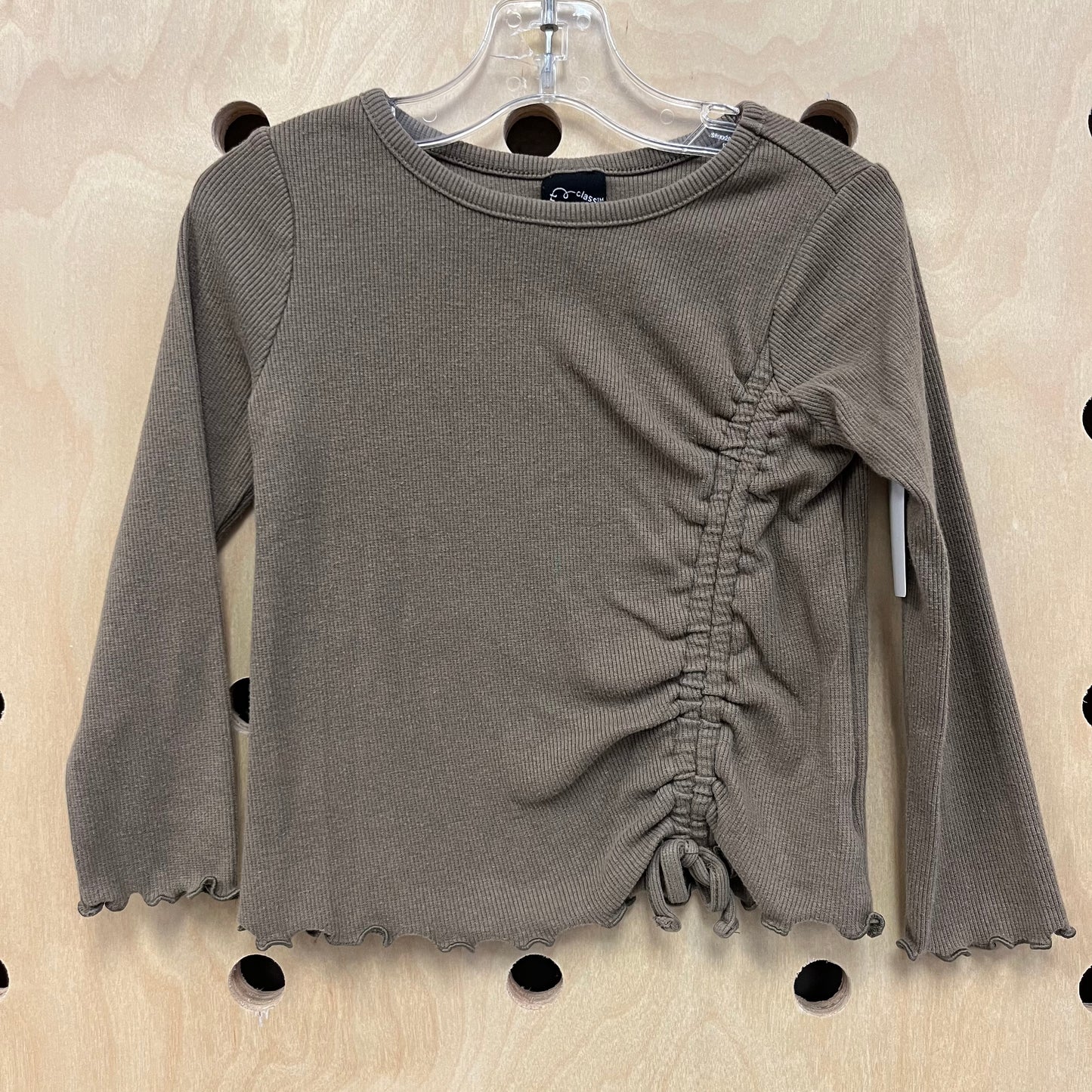 Bown Ribbed LS Tie Top
