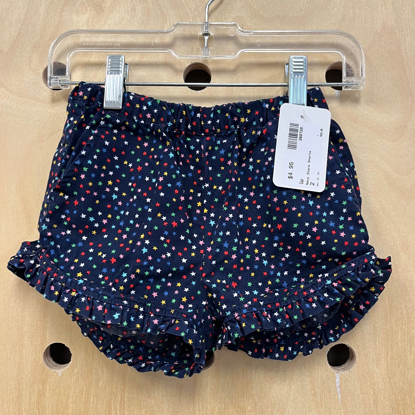Navy Stars Shorts