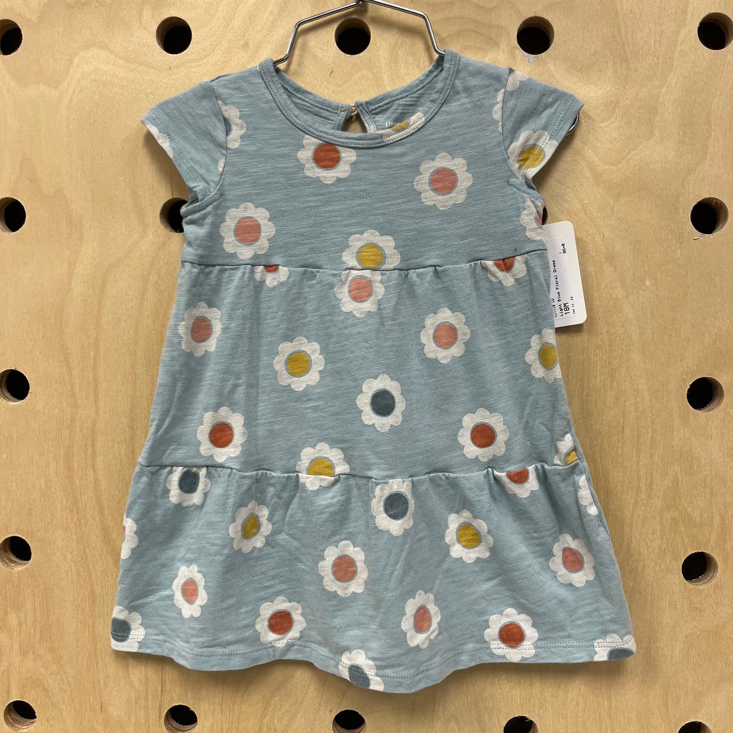Light Blue Floral Dress