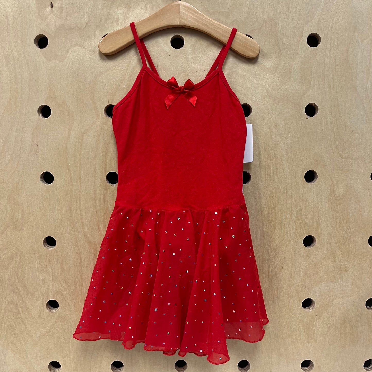 Red Tulle Skirt Leotard