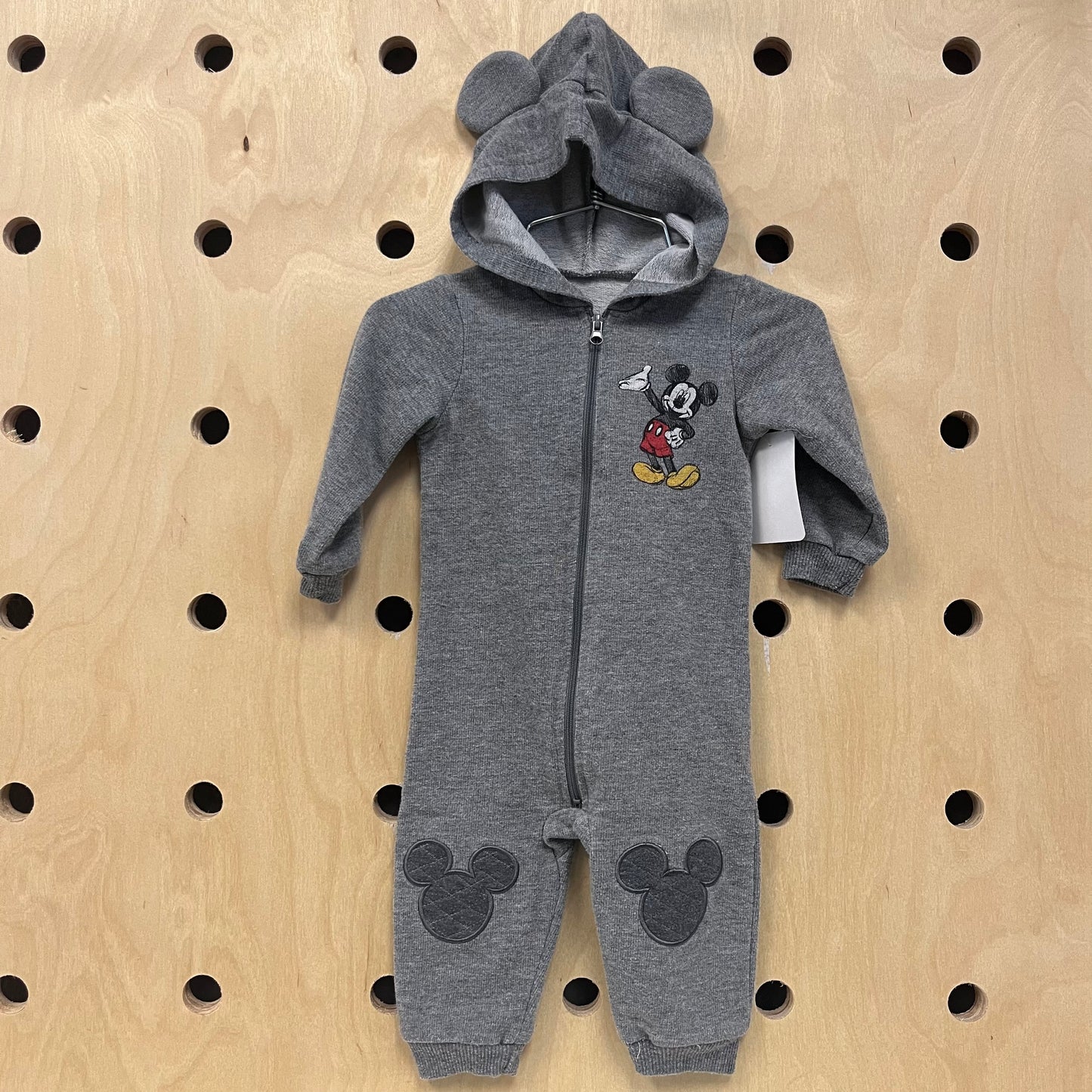 Mickey Hooded Zip Romper