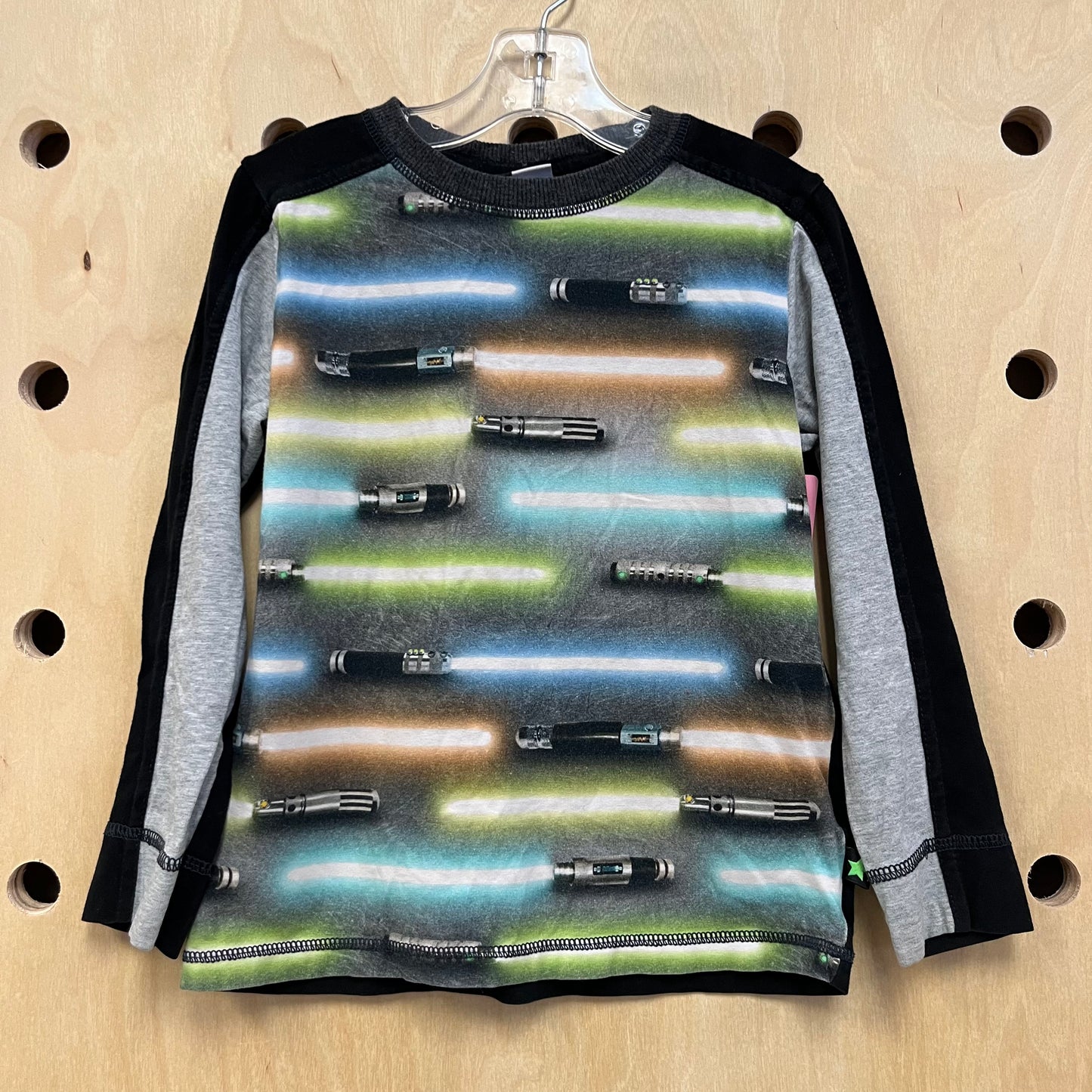 Grey + Black Lighsaber Tee