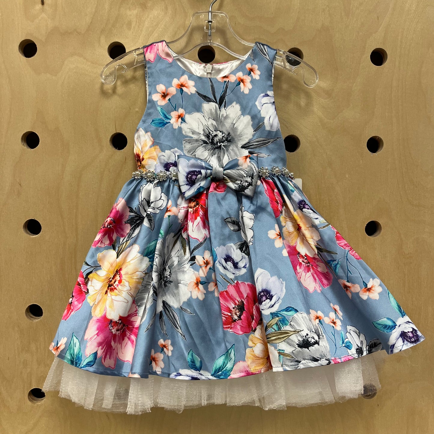 Blue Floral Dress