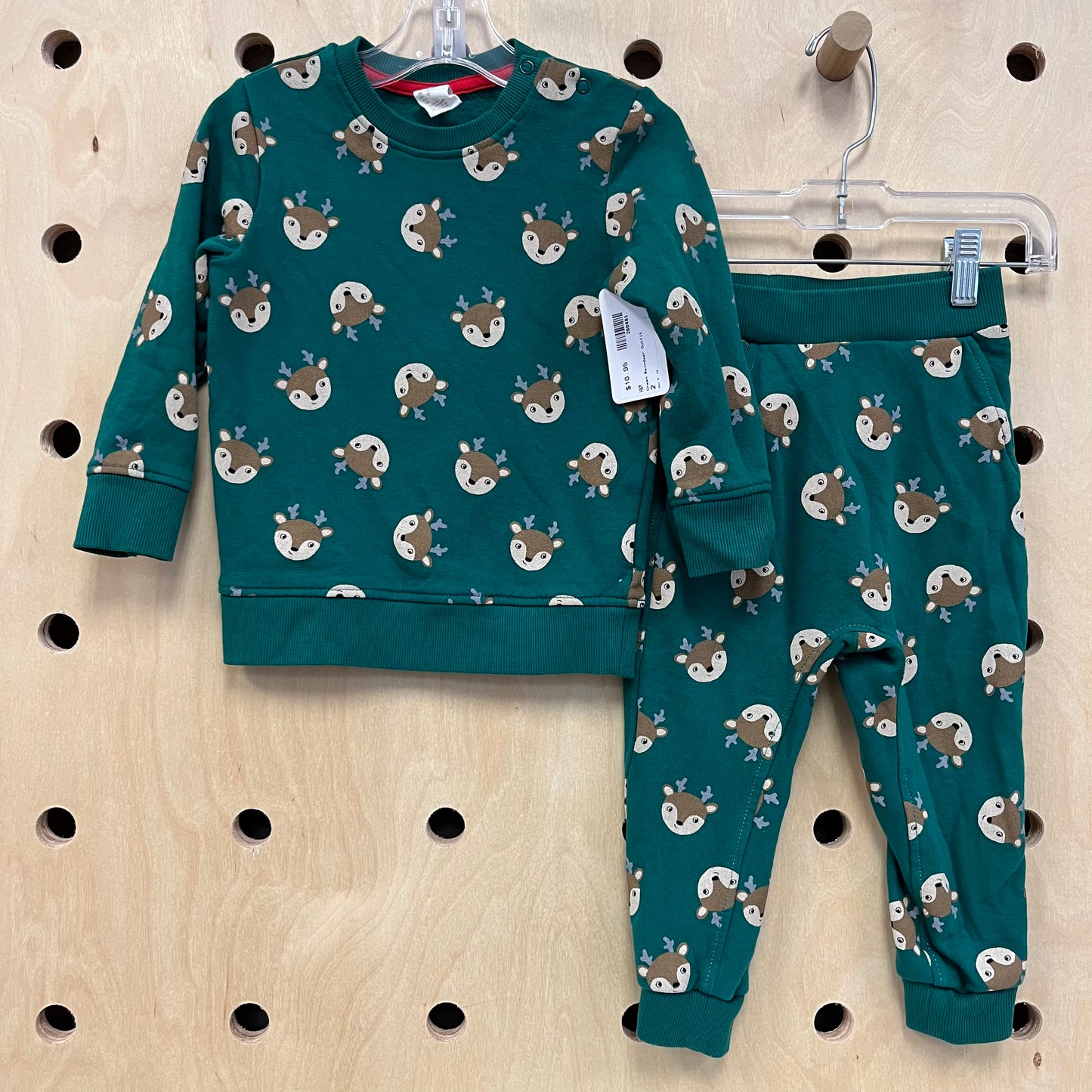Green Reindeer Outfit
