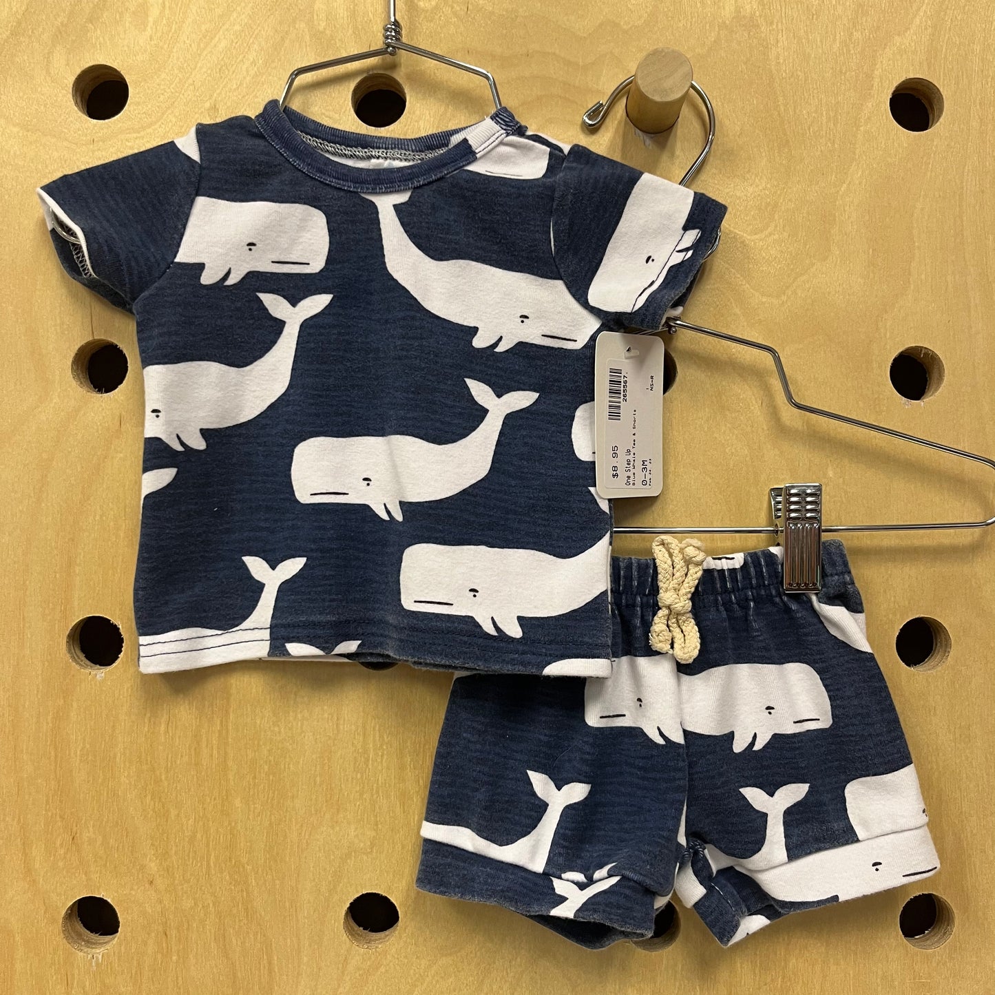 Blue Whale Tee & Shorts
