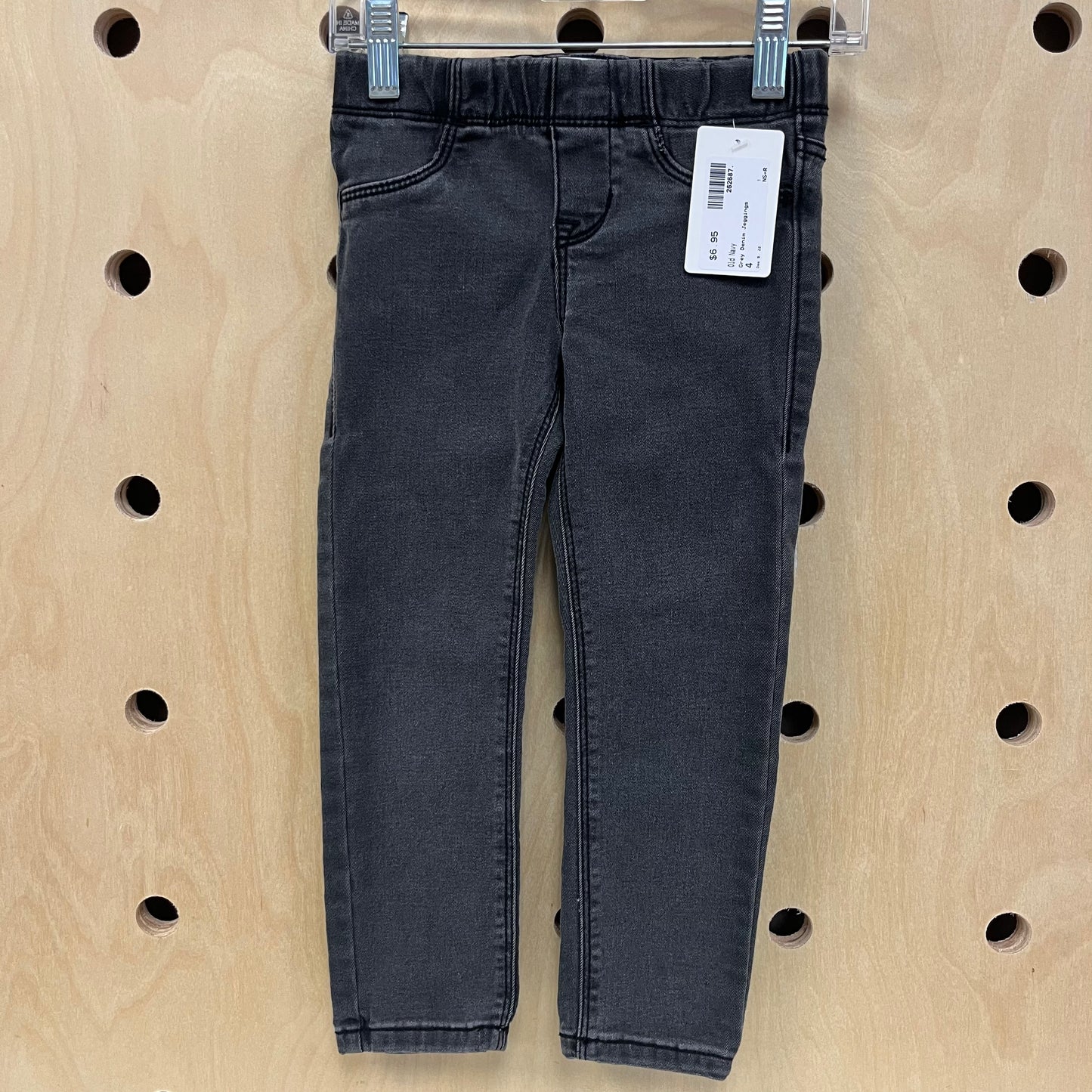 Grey Denim Jeggings