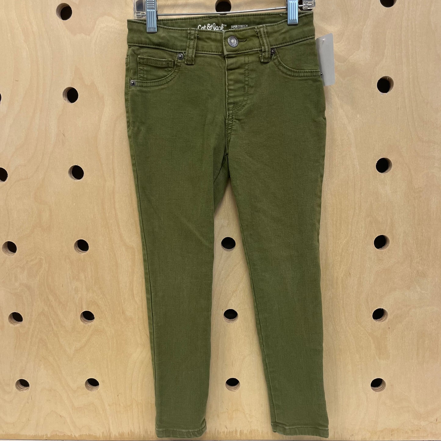 Green Super Stretch Jeggings