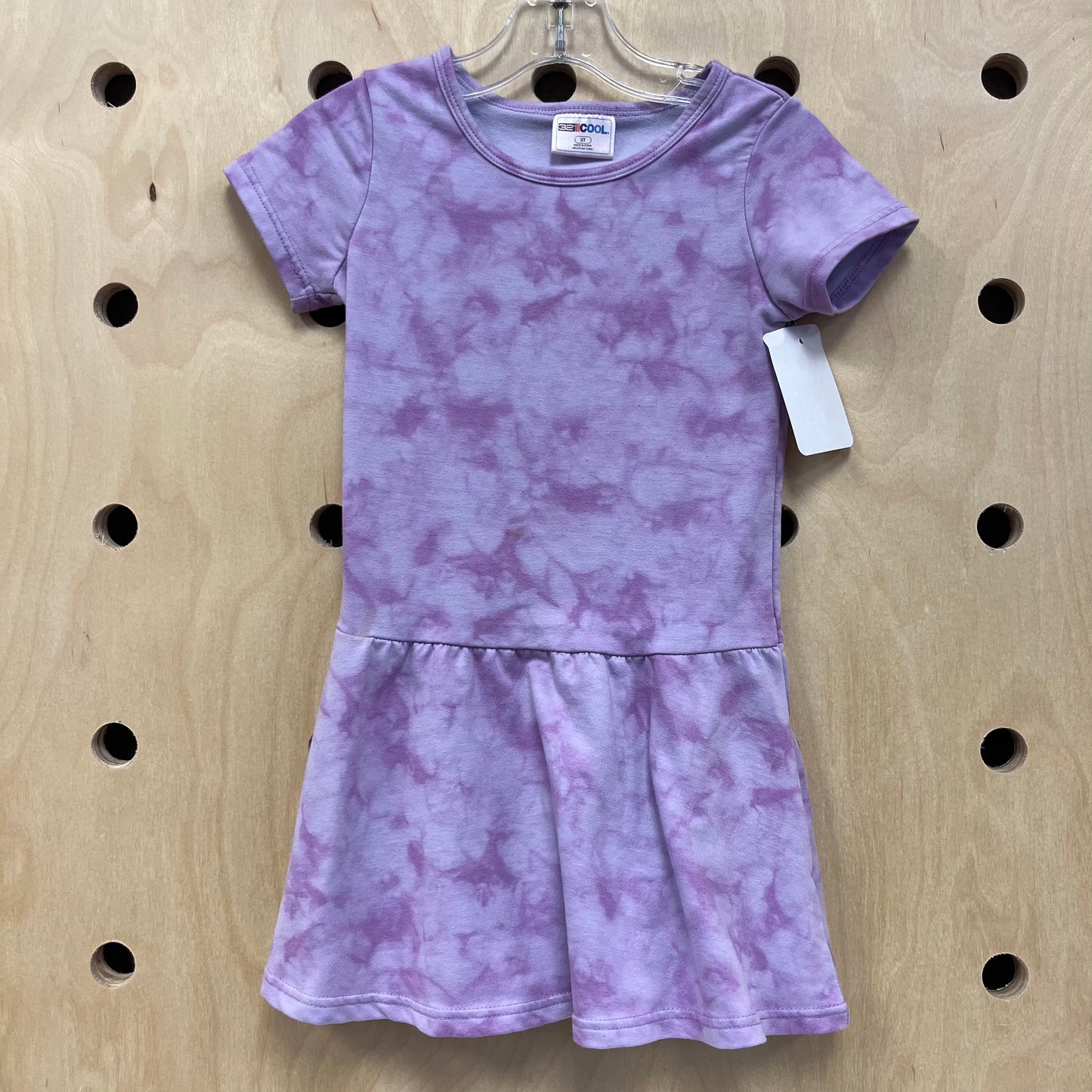 Purple Tie Dye Dress