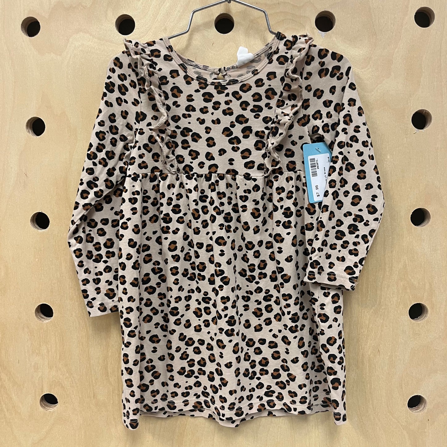 Blush Leopard LS Dress