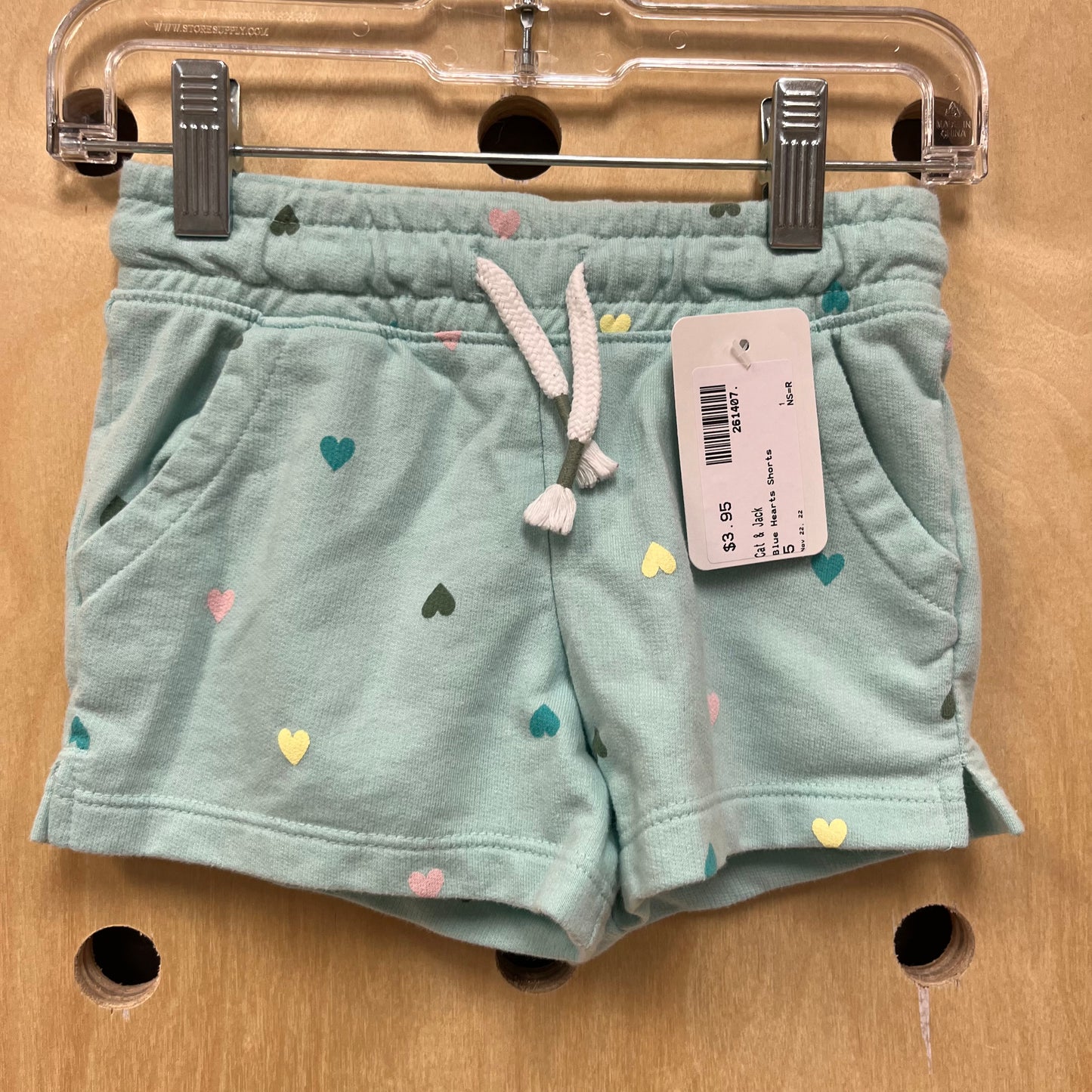 Blue Hearts Shorts
