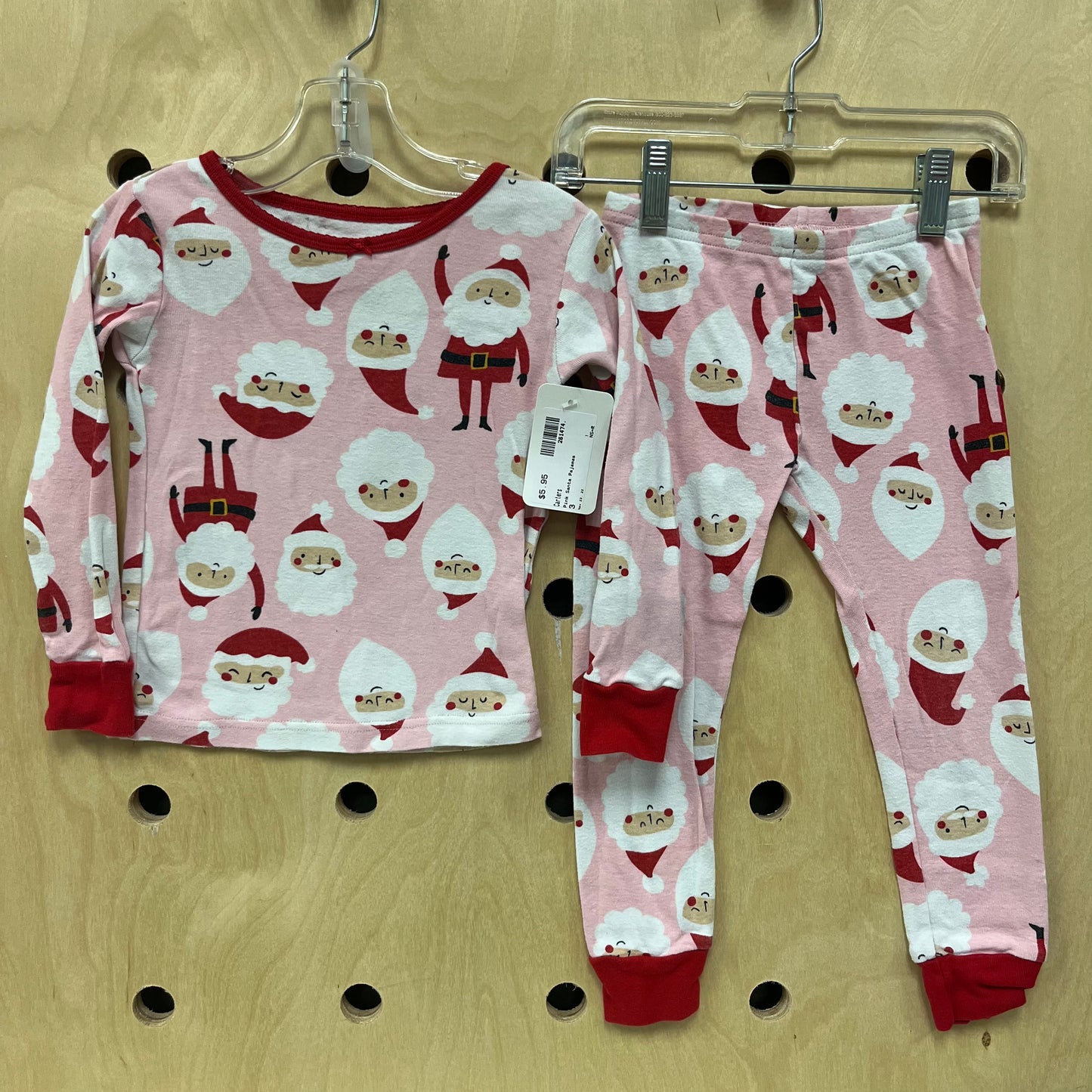 Pink Santa Pajamas