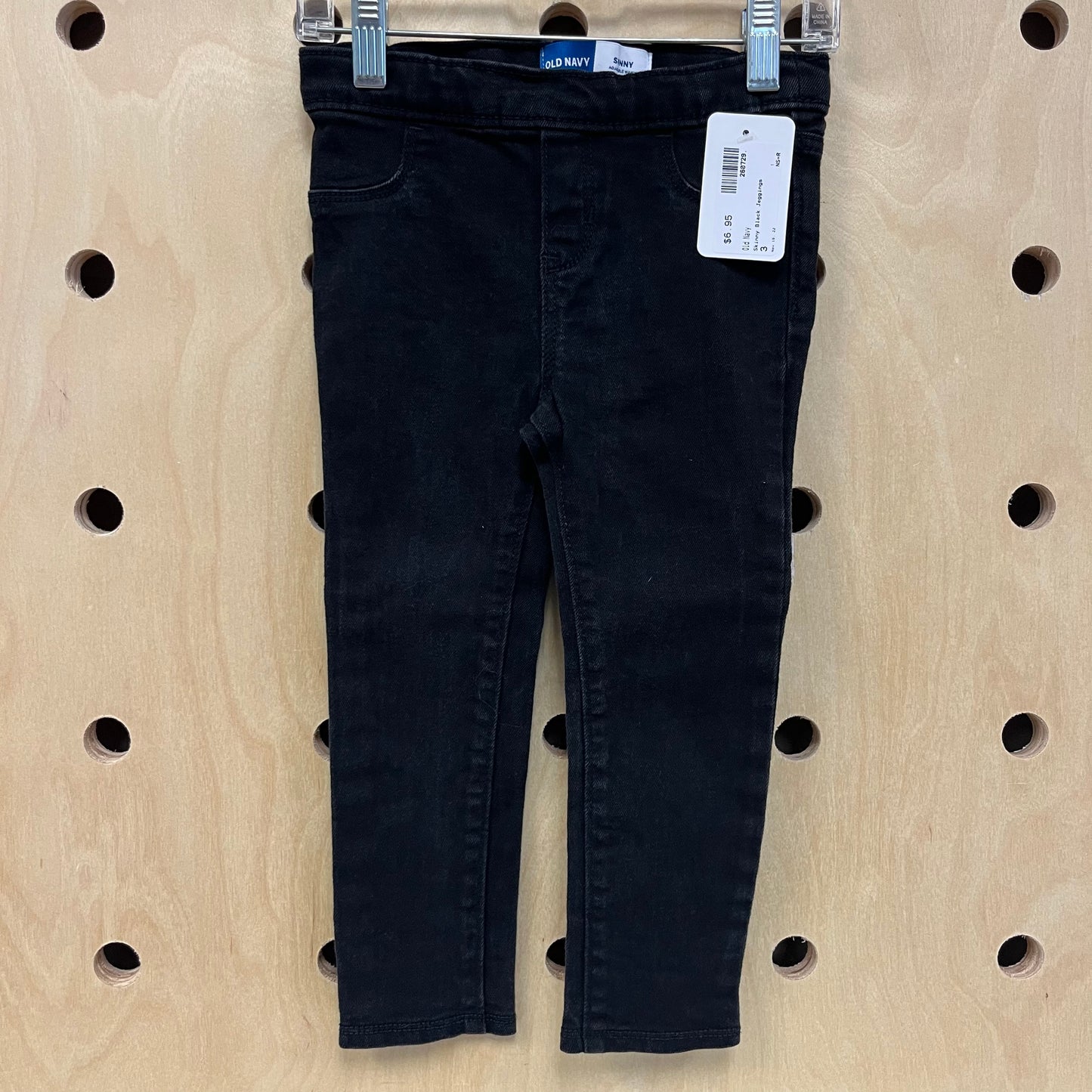 Skinny Black Jeggings