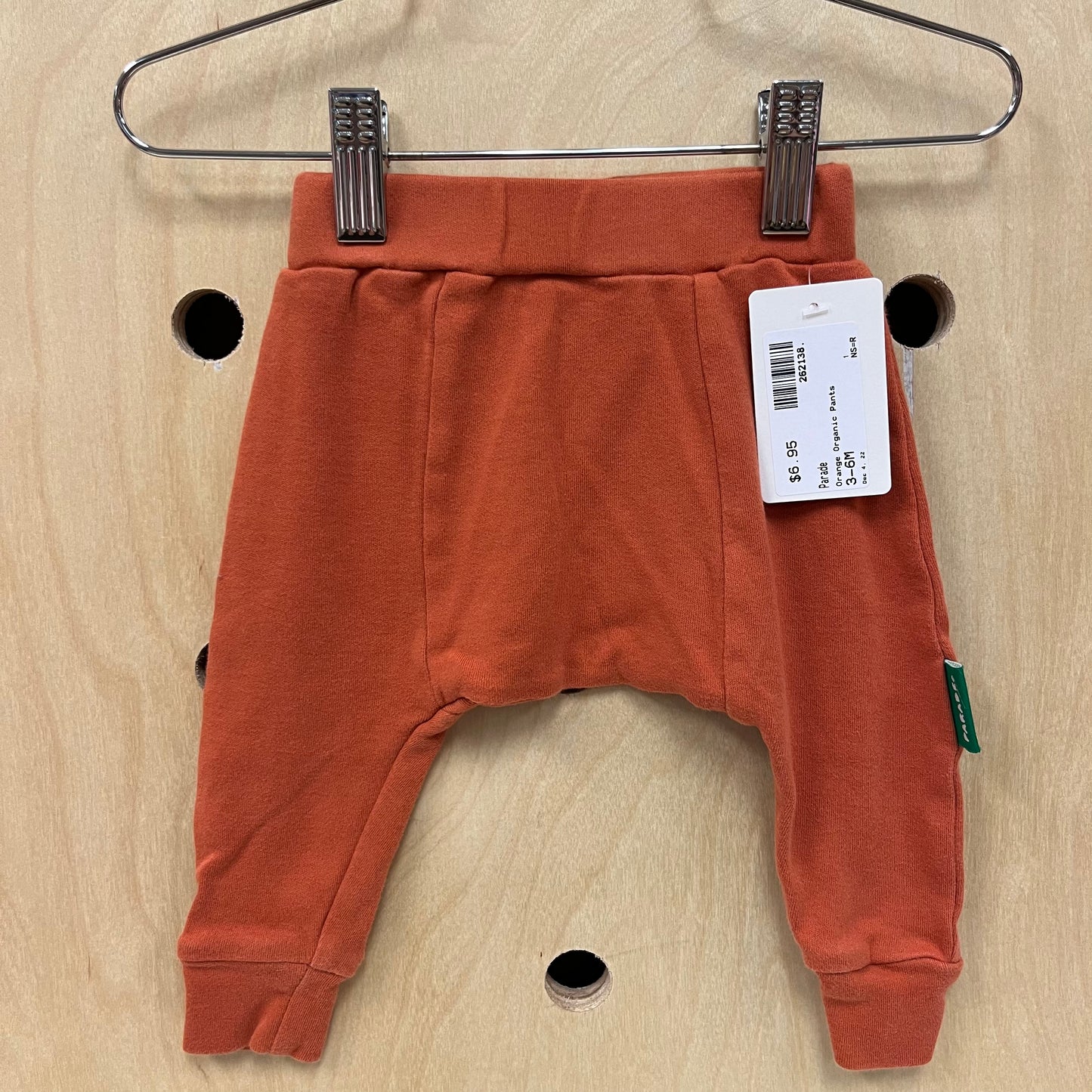 Orange Organic Pants