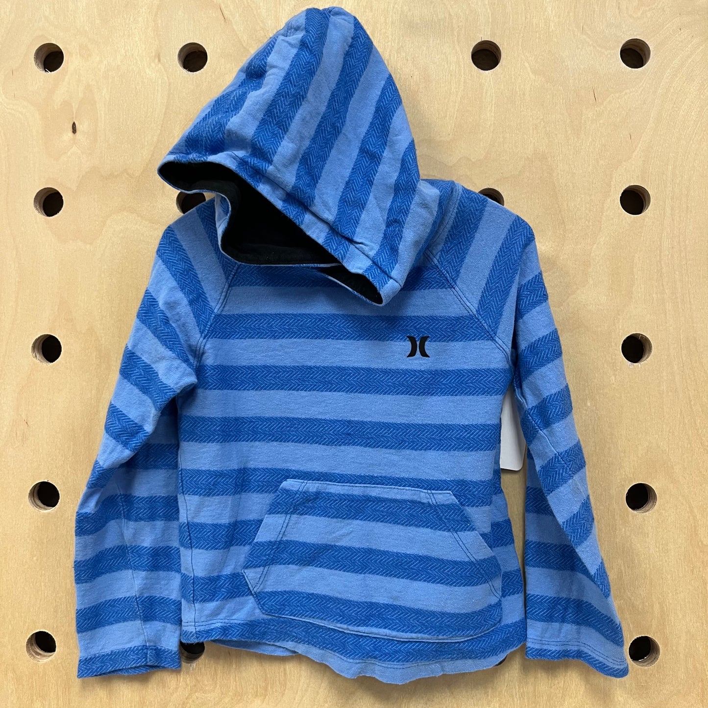 Blue Striped Hoodie Tee
