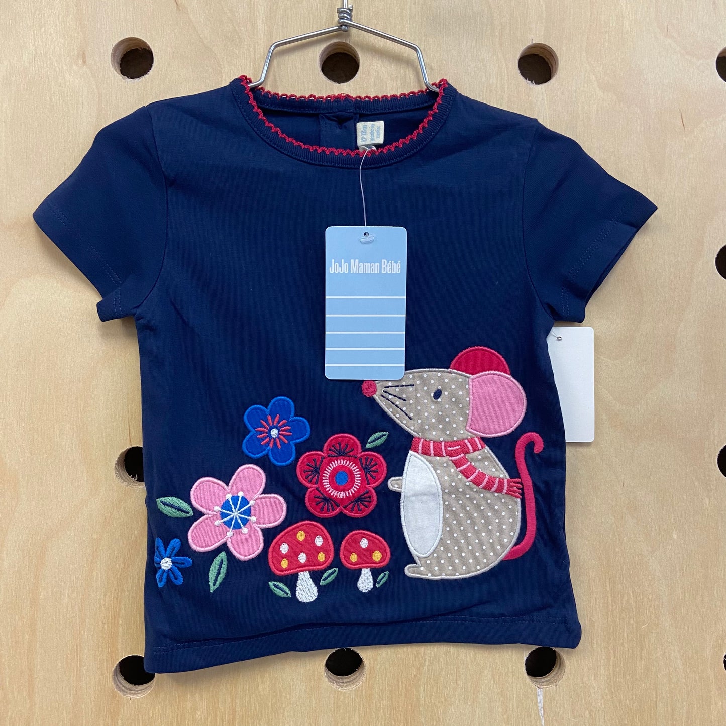 Blue Mouse Applique Tee NEW!