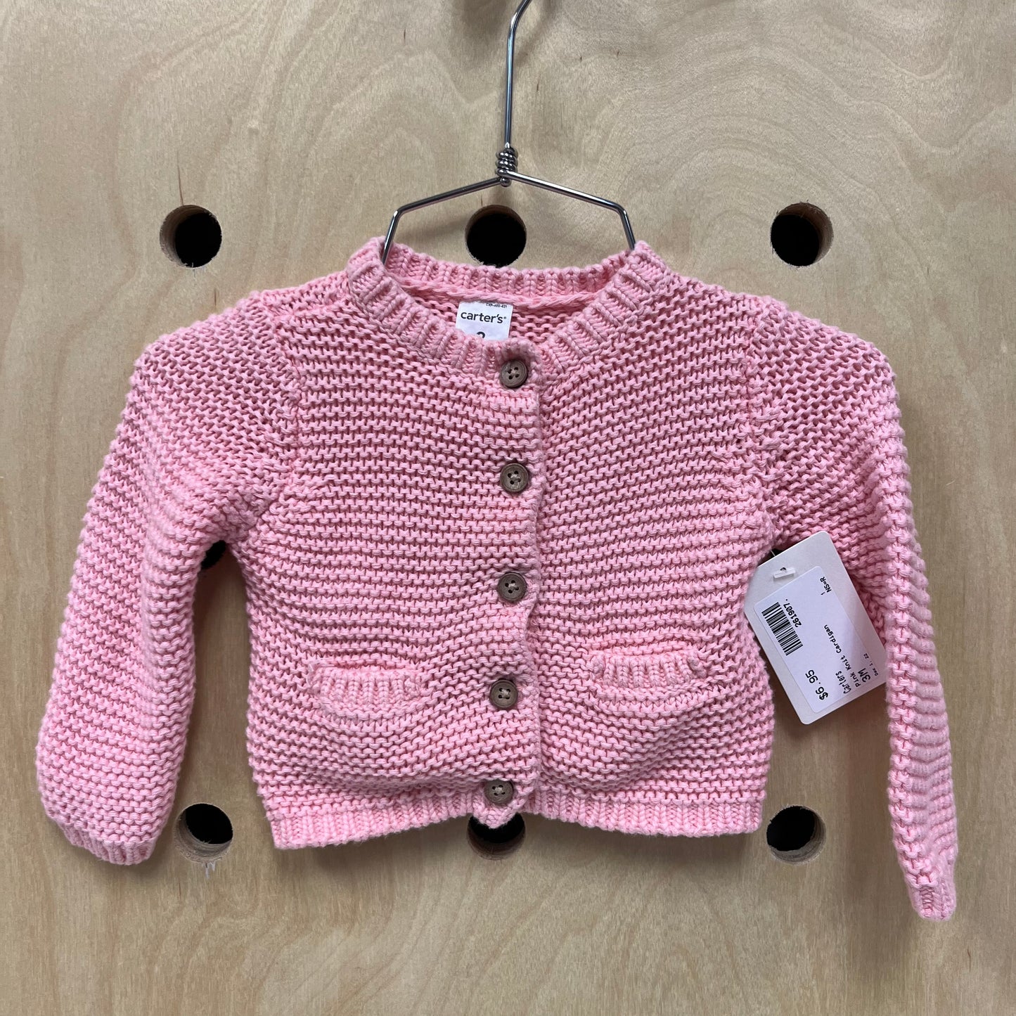 Pink Knit Cardigan