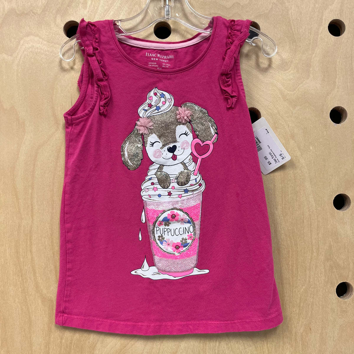 Pink Puppaccinno Tank
