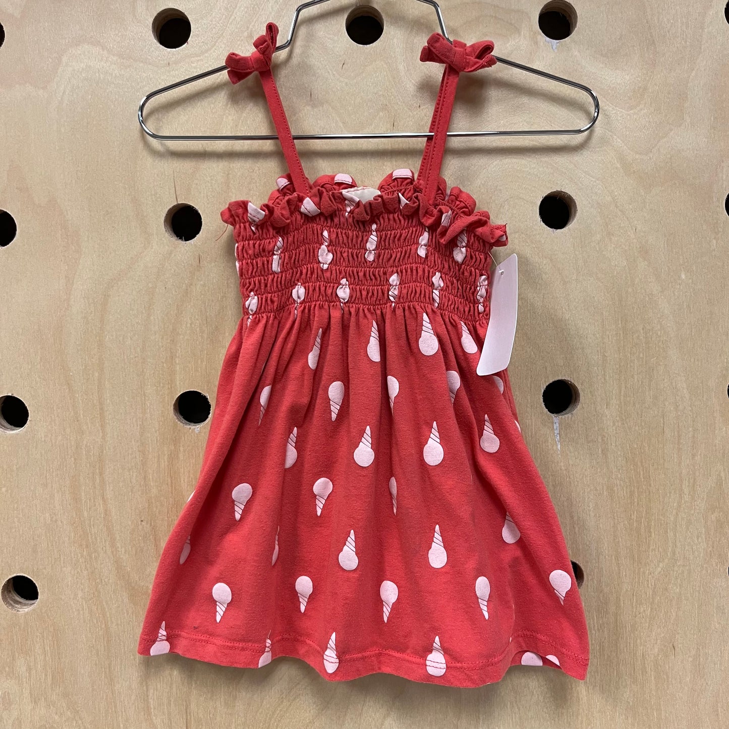 Orange Ice Cream Cones Dress