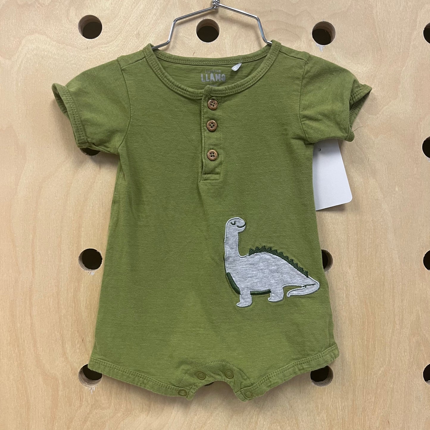 Green Dino Romper