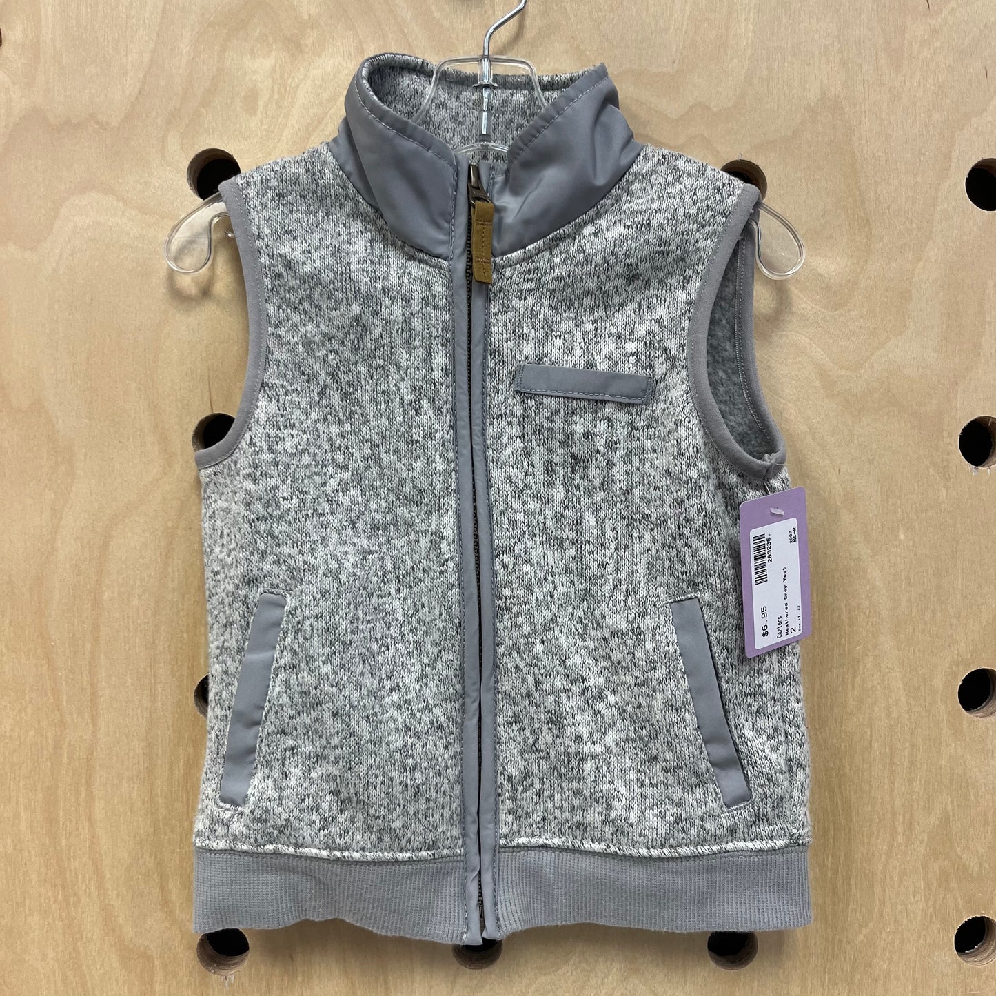 Heathered Grey Vest