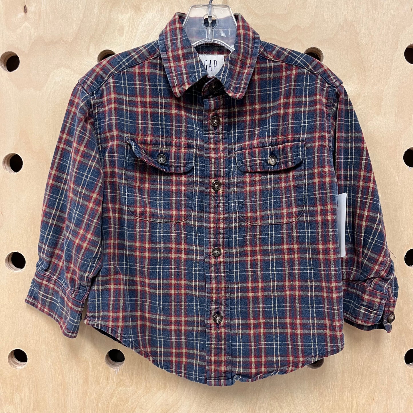 Blue & Red Plaid Flannel
