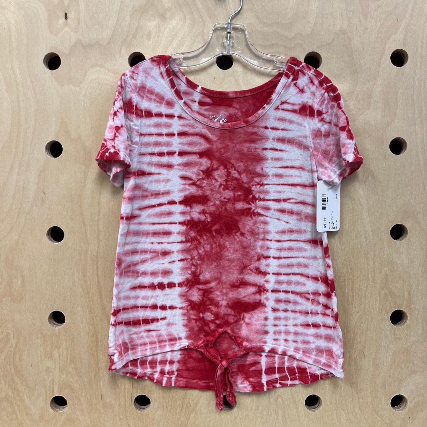 Red Tie Dye Top