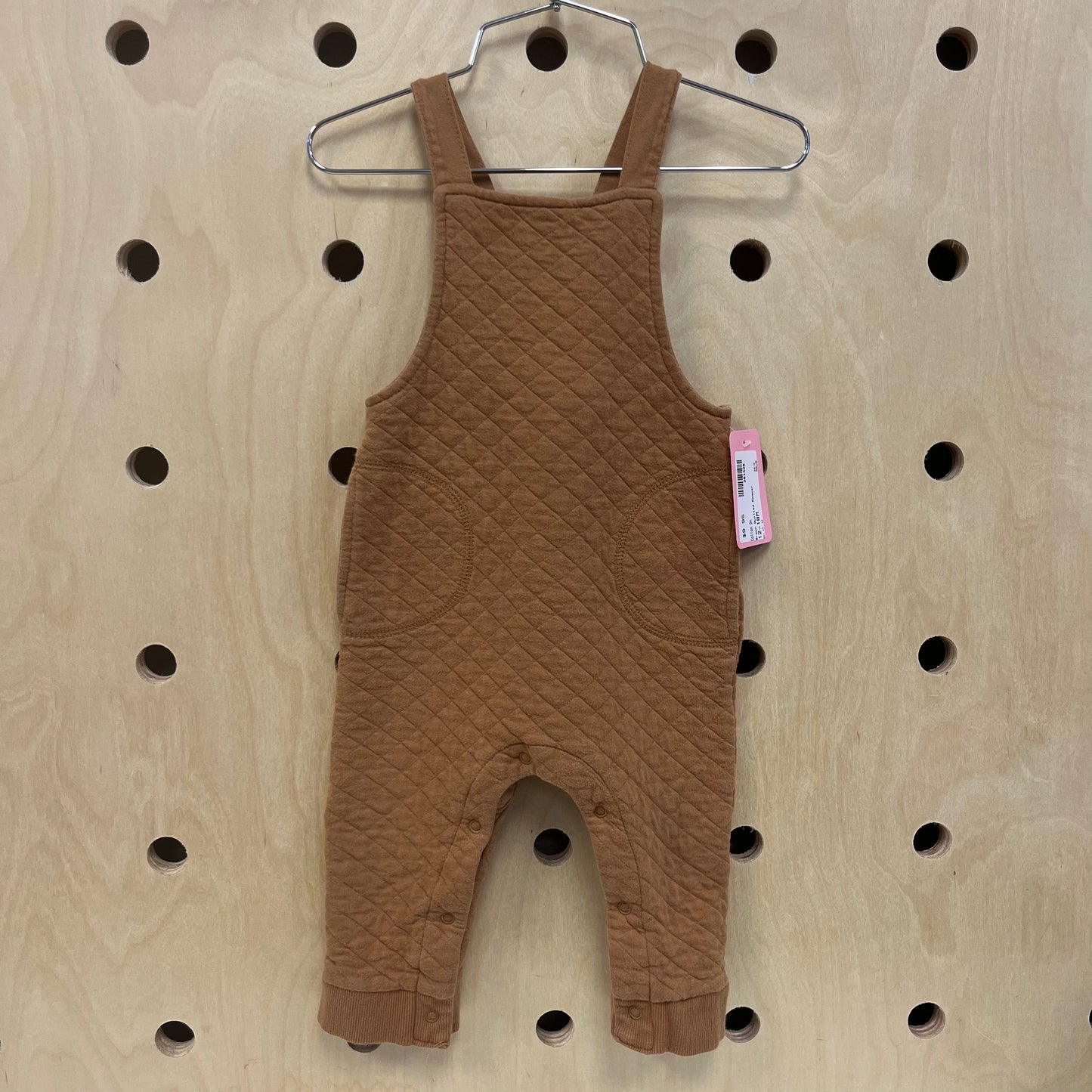 Brown Quilted Romper