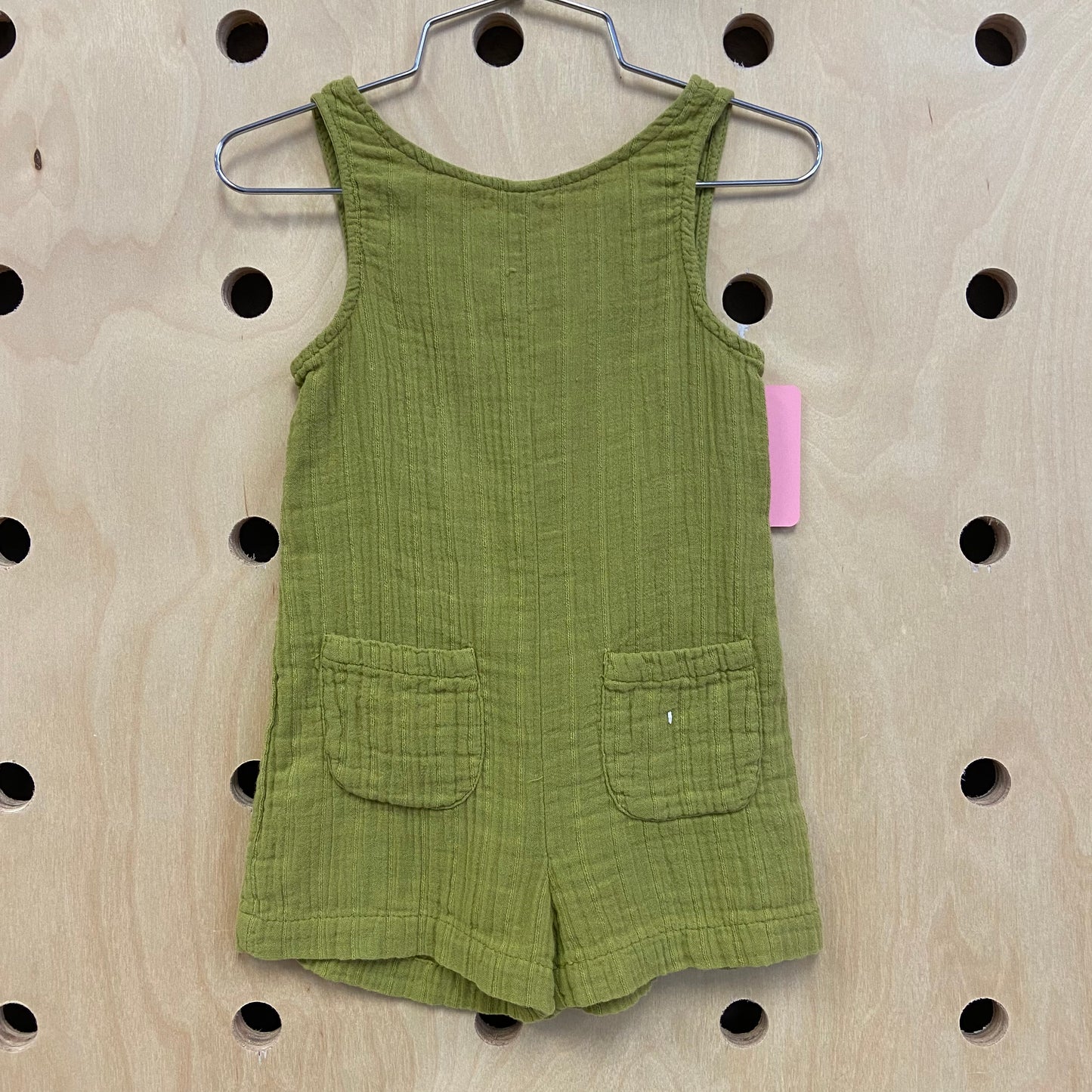 Green Gauze Romper