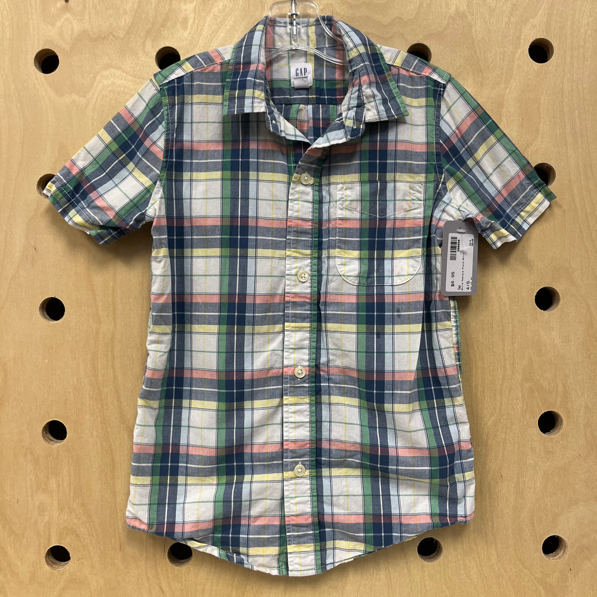 White Pastels Plaid Shirt