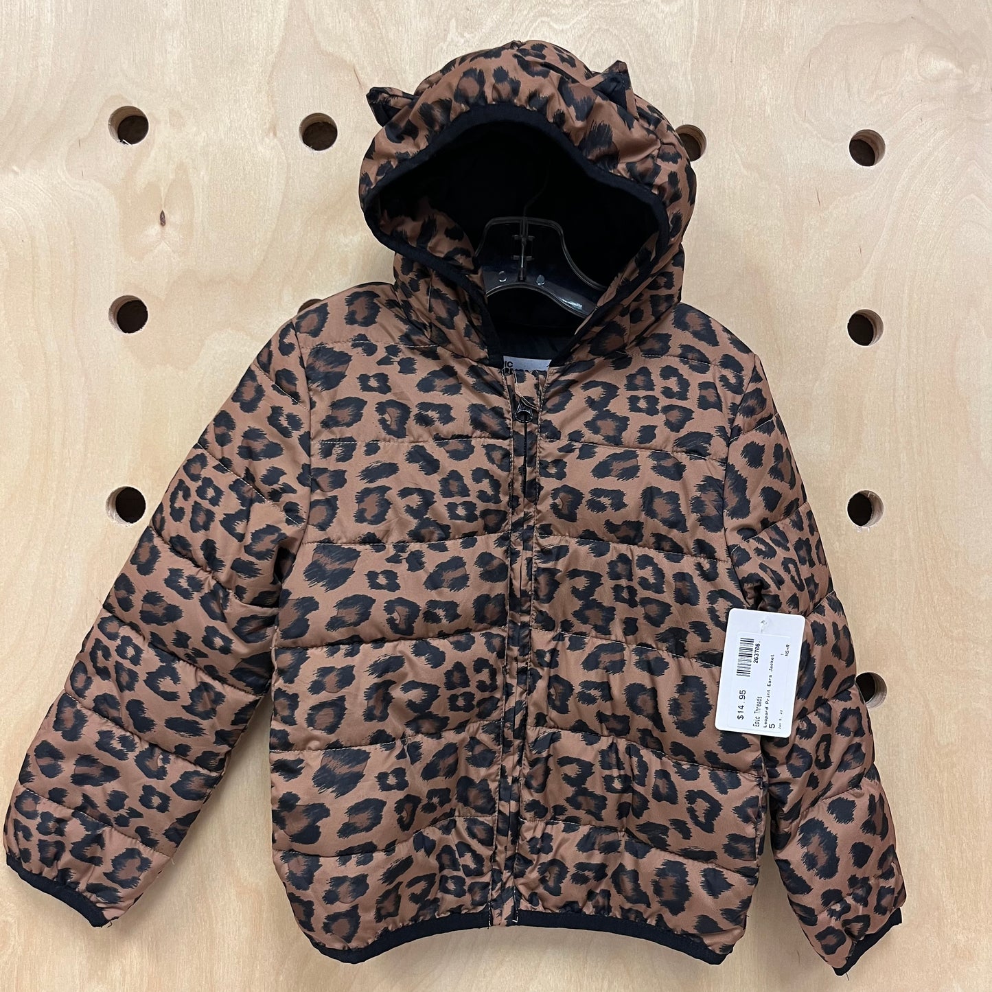 Leopard Print Ears Jacket