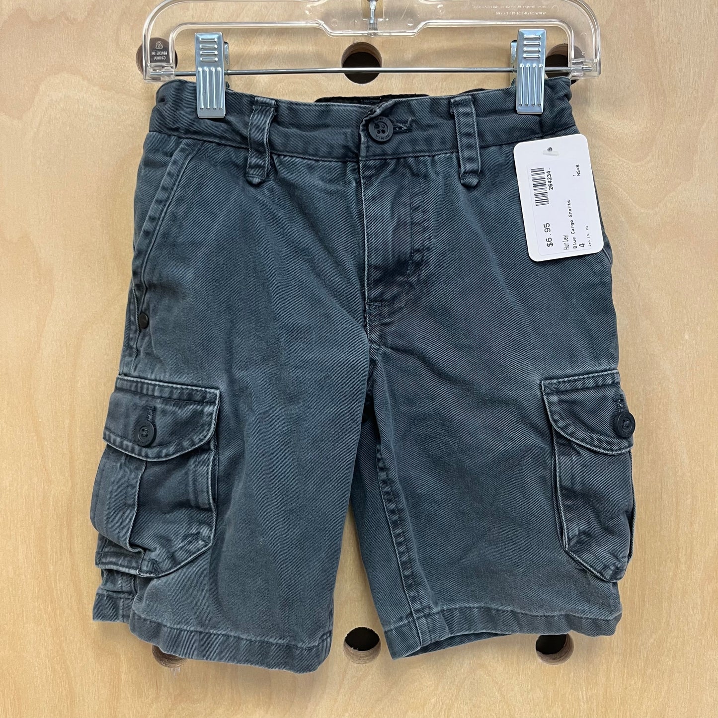 Blue Cargo Shorts
