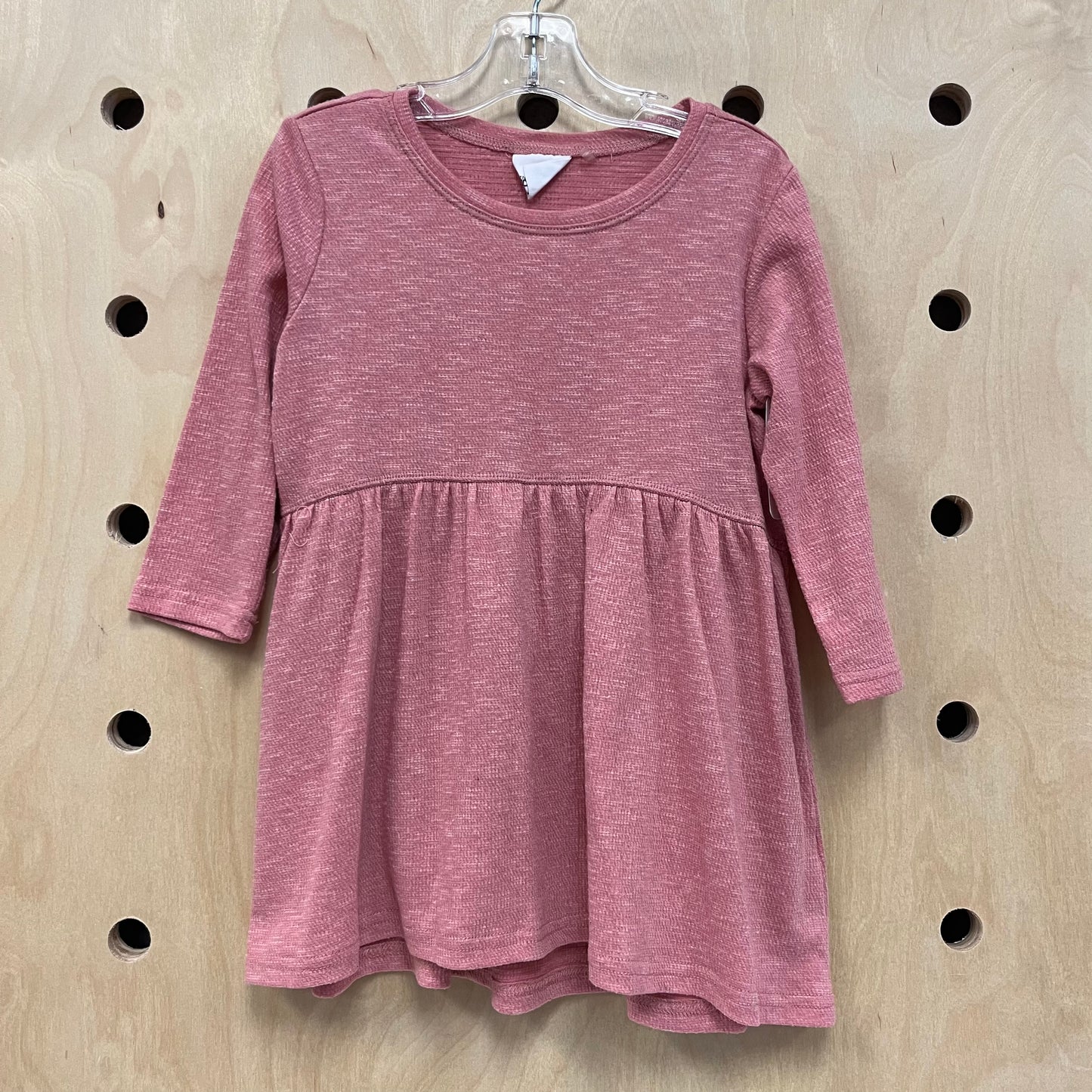 Pink Textured Dress