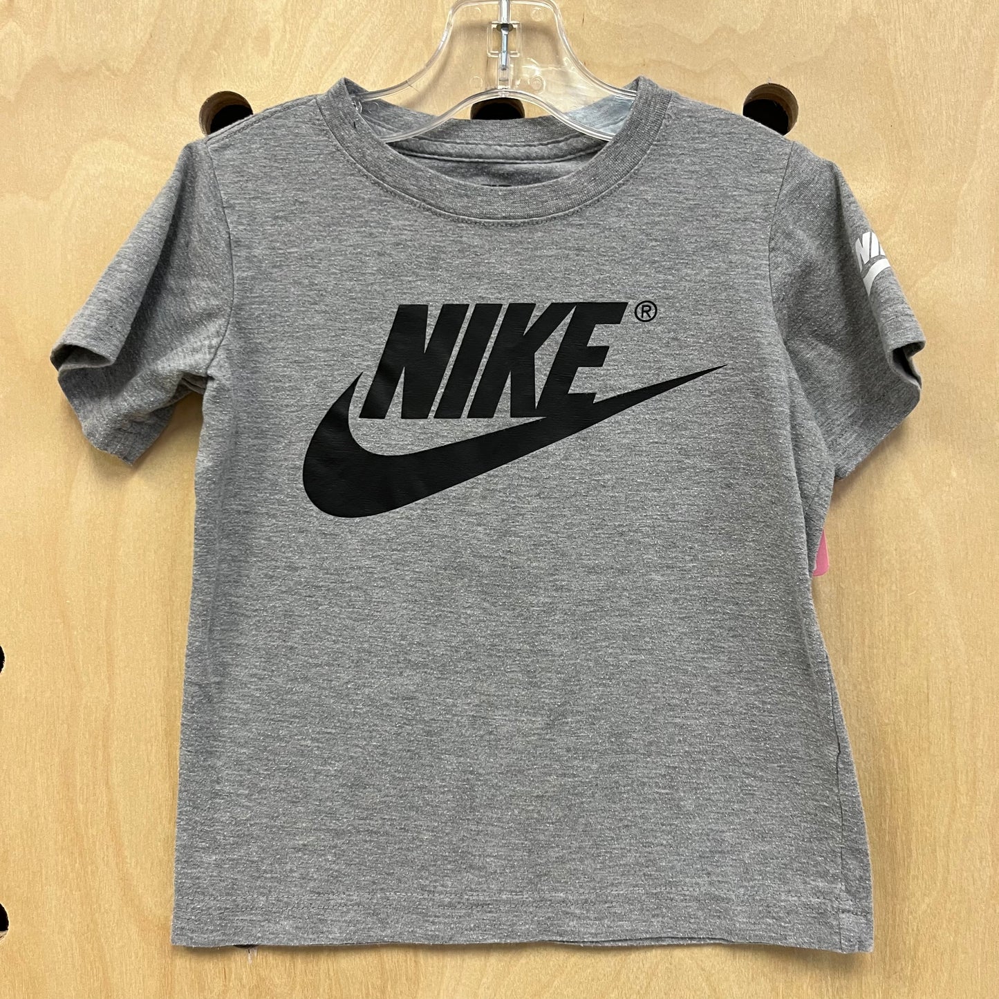 Grey + Black Logo Tee
