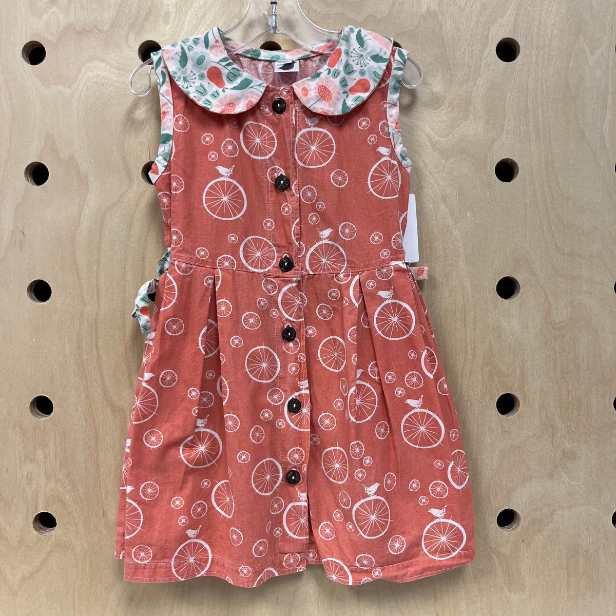 Organic Coral Bird Dress