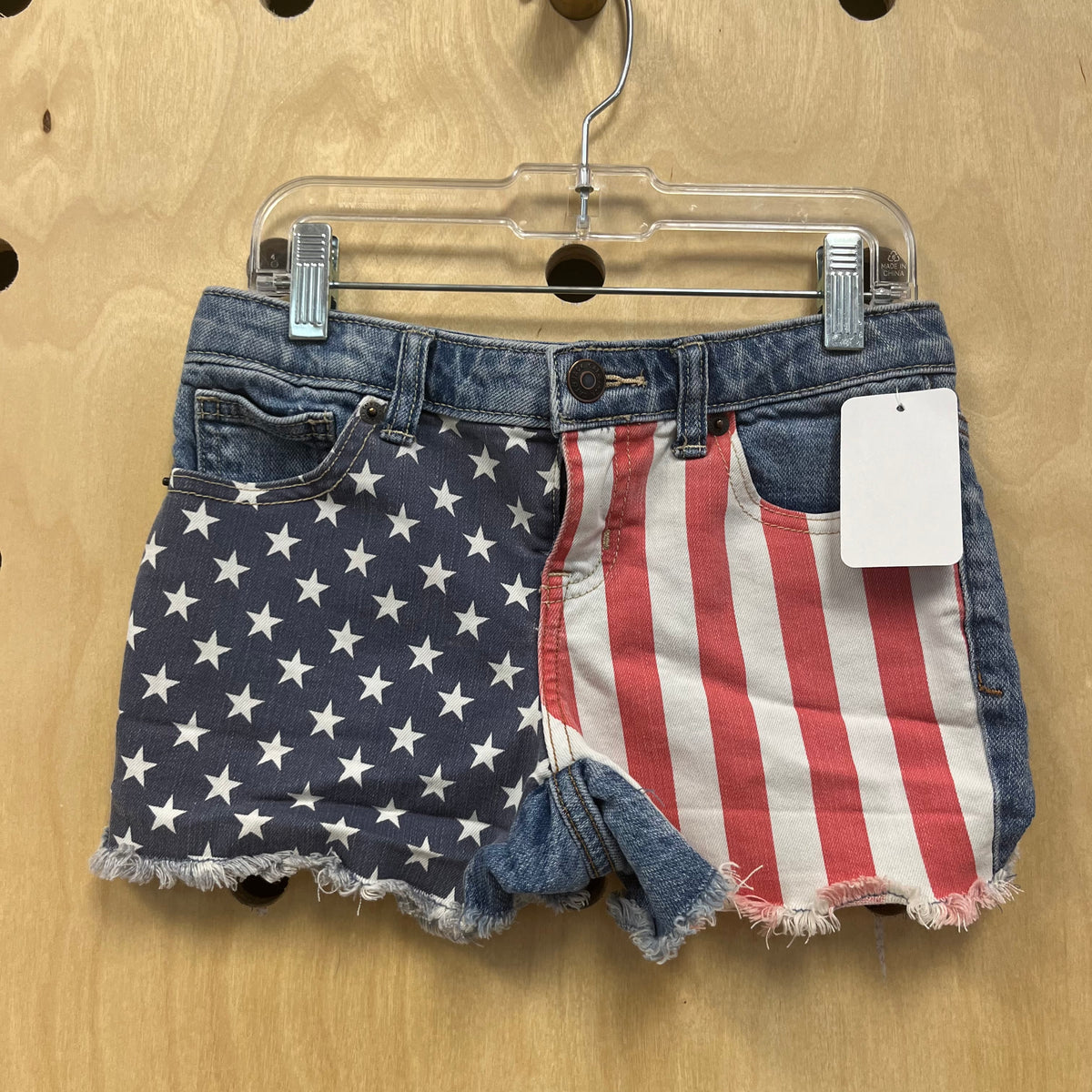 Patriotic Denim Shorts