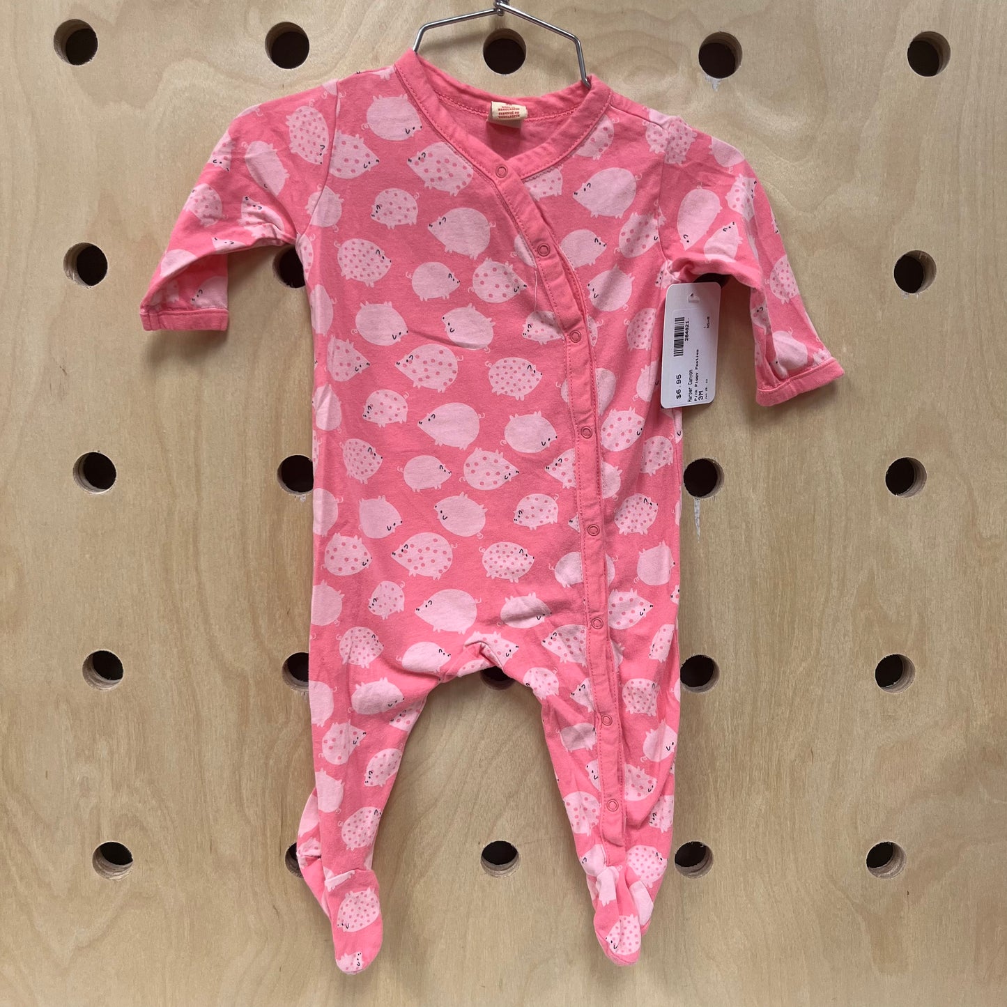 Pink Piggy Footies