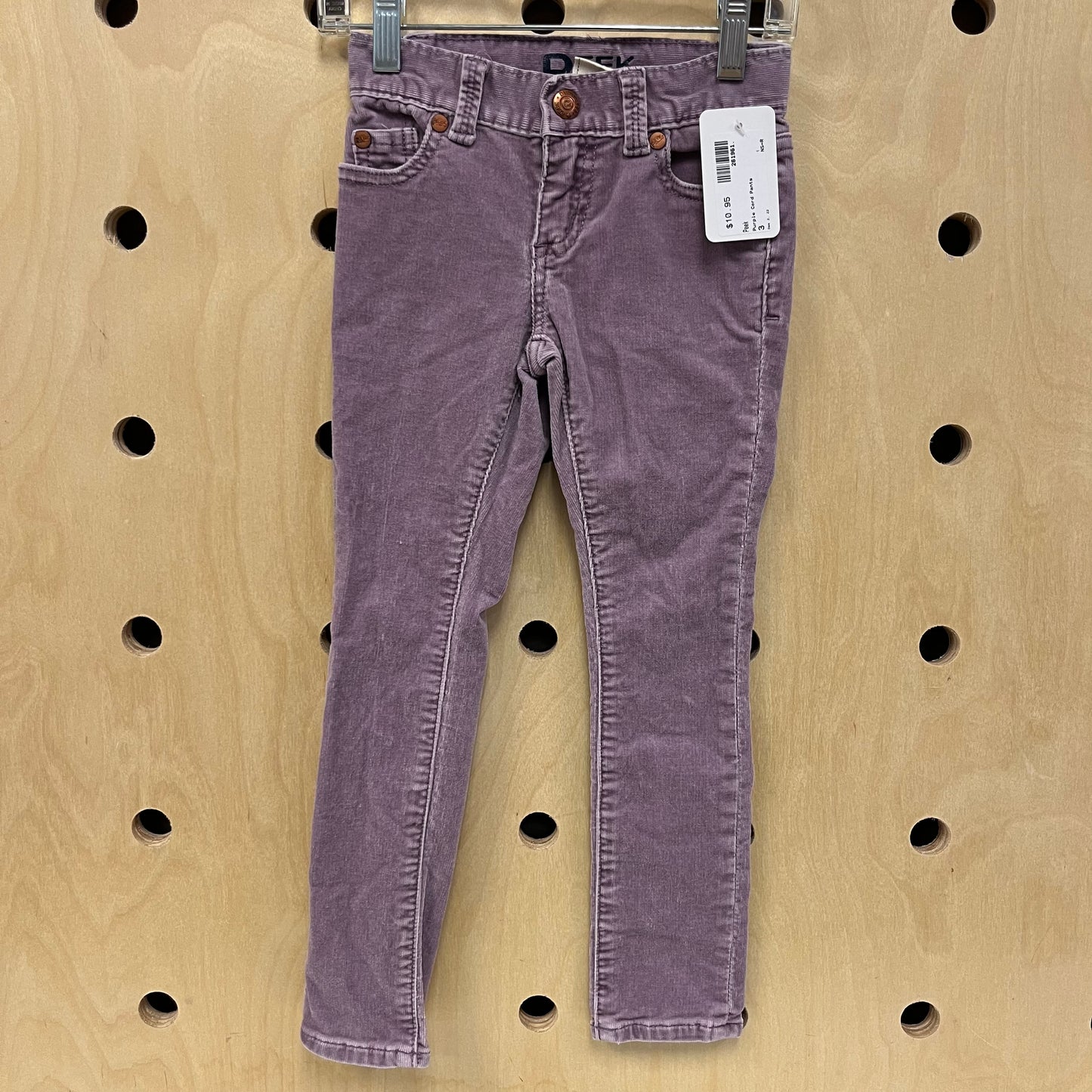Purple Cord Pants