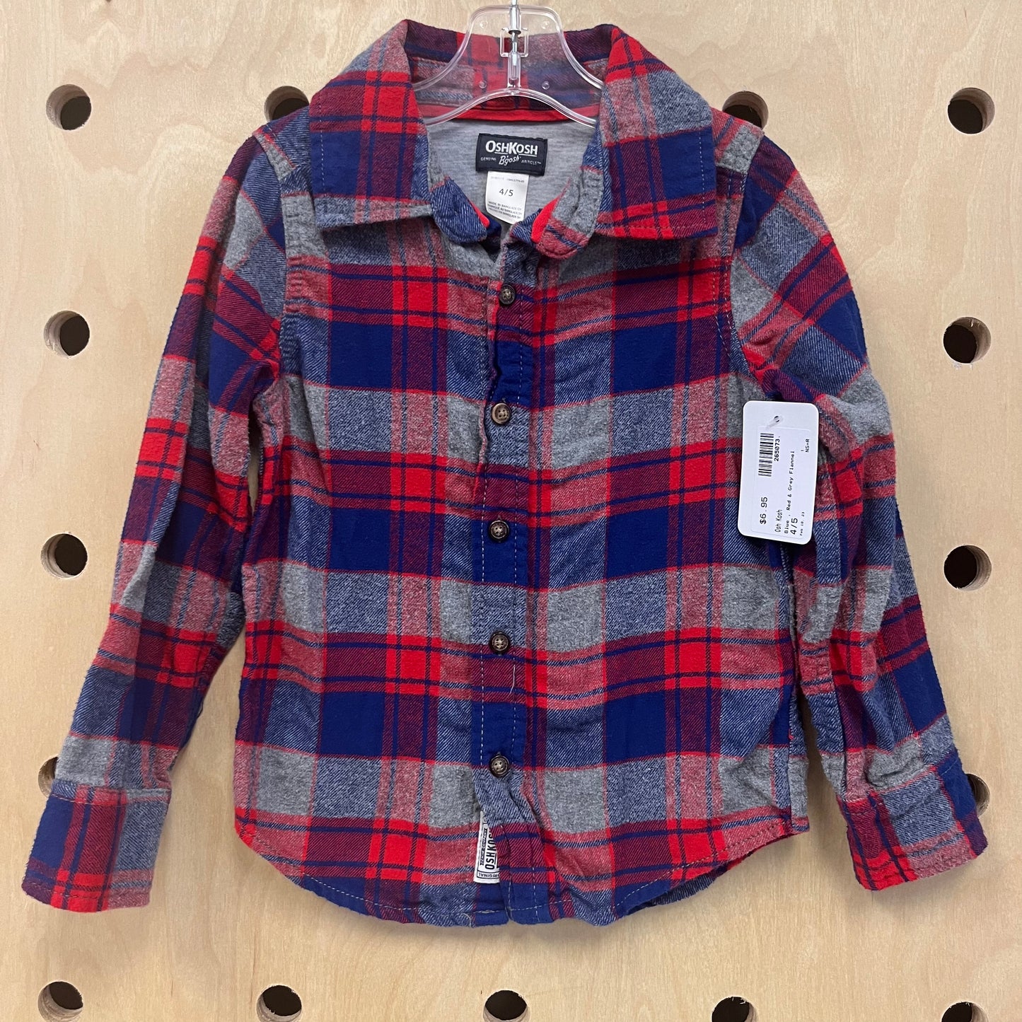 Blue, Red & Grey Flannel