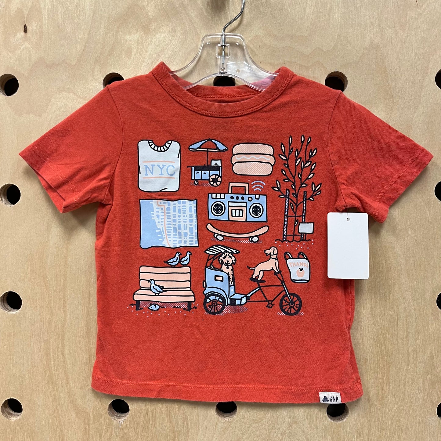 Orange NYC Graphic Tee