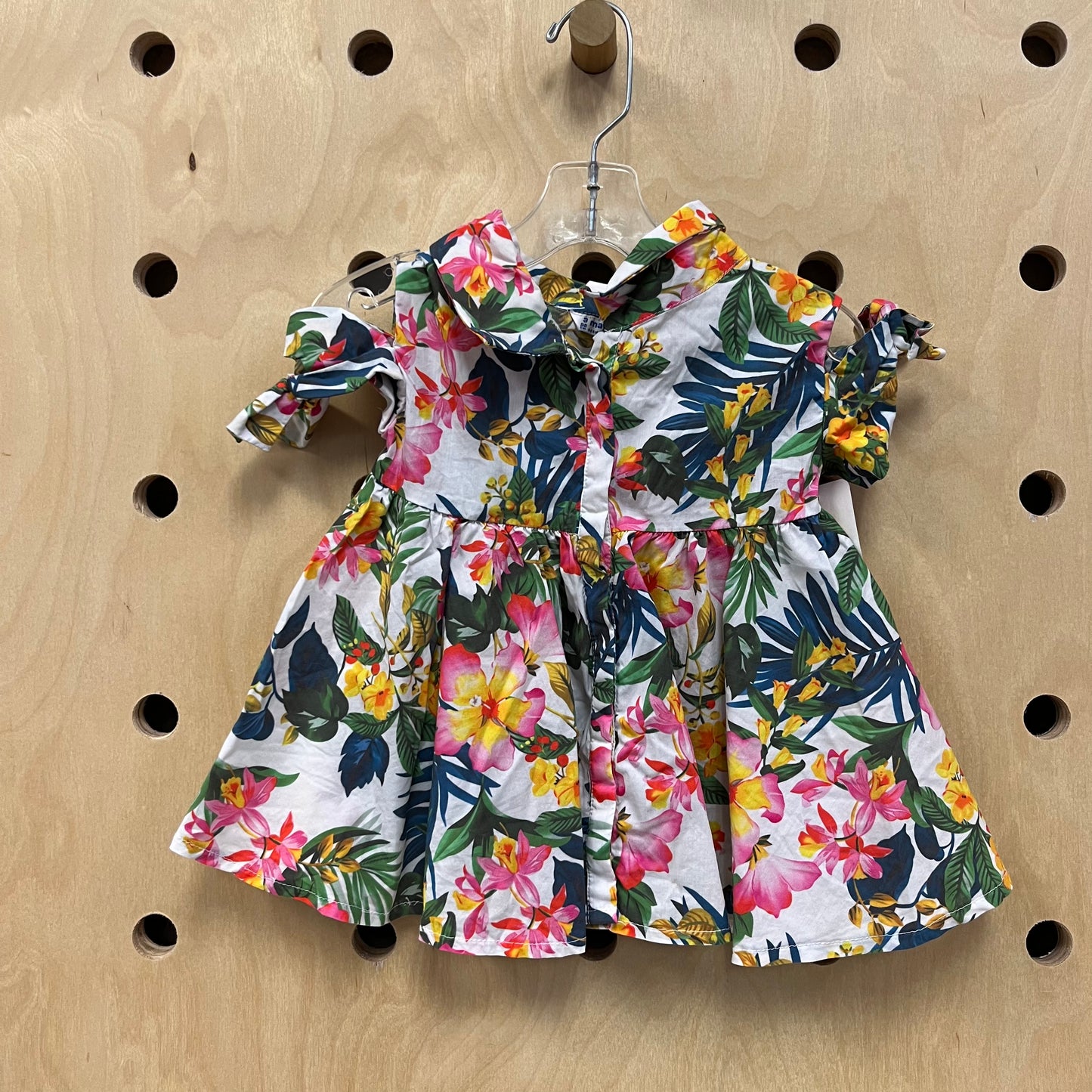 Tropical Floral Babydoll Top