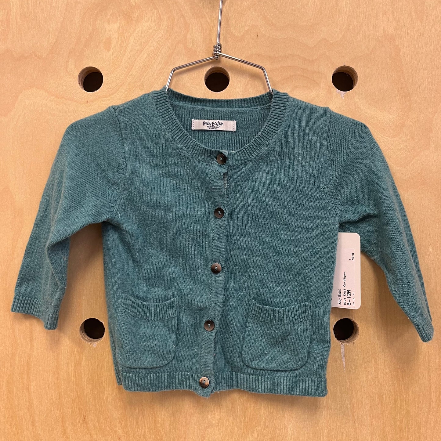 Blue Knit Cardigan