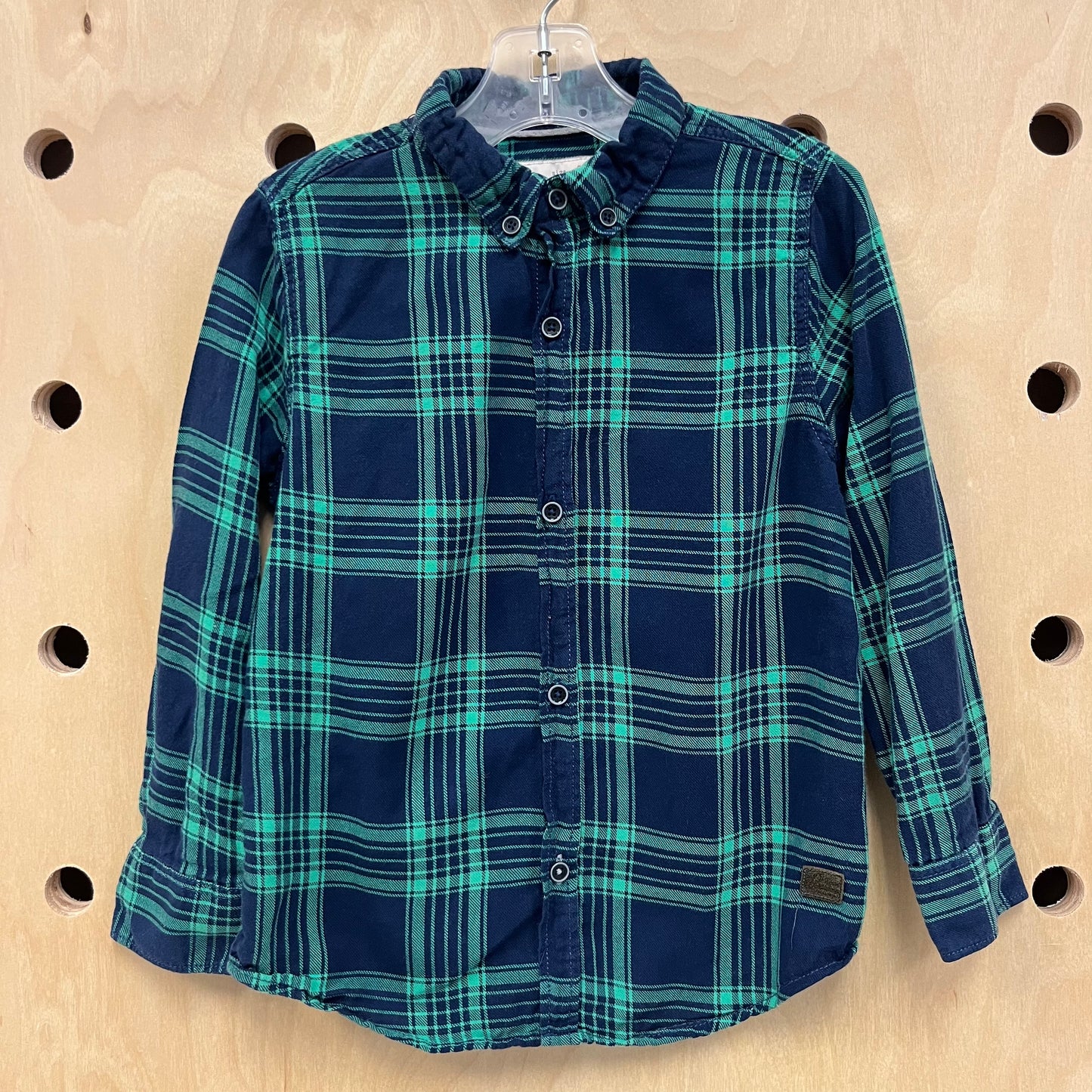 Blue & Teal Plaid Flannel