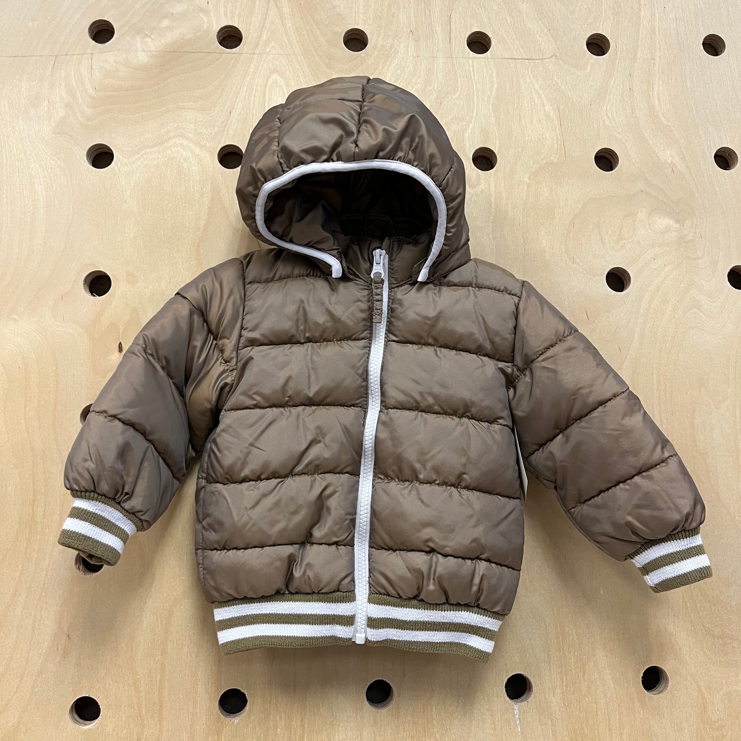 Gold Puffer Jacket