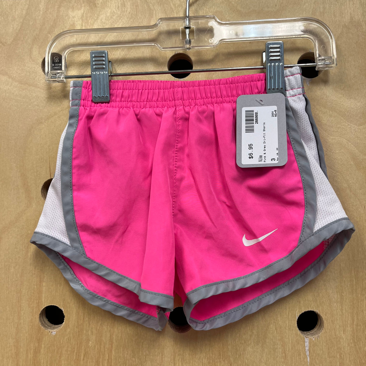 Pink & Grey Dri-Fit Shorts
