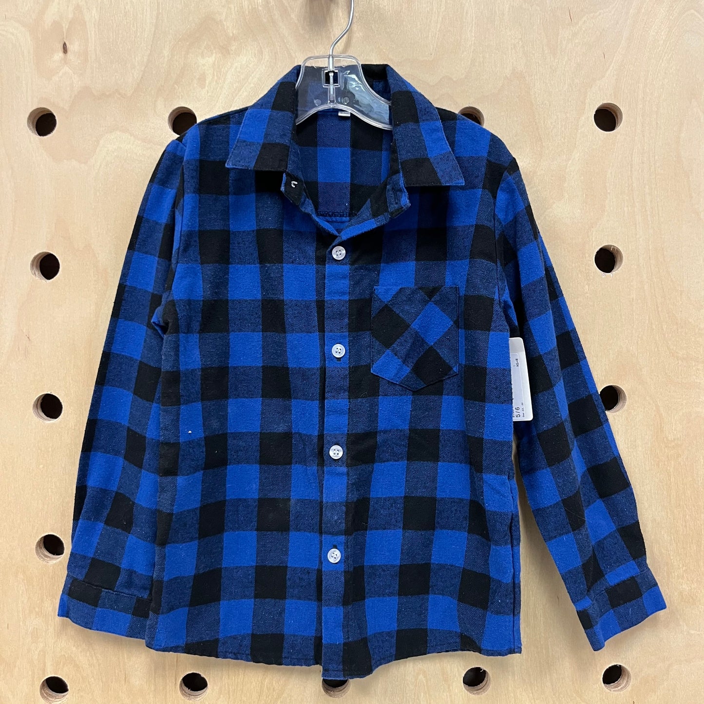 Blue + Black Flannel