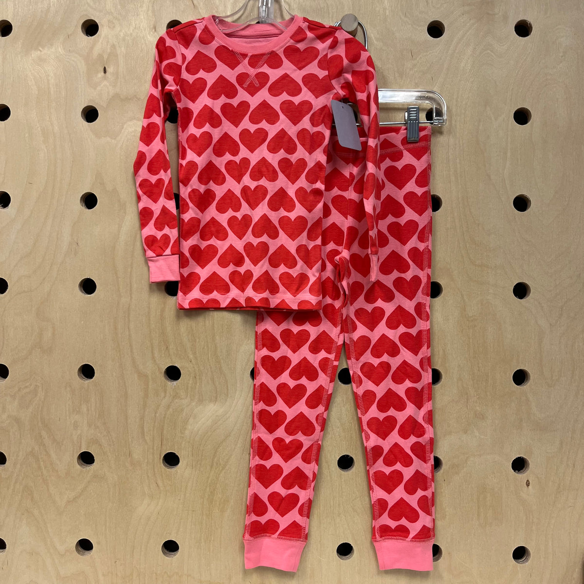 Pink & Red Hearts Pajamas